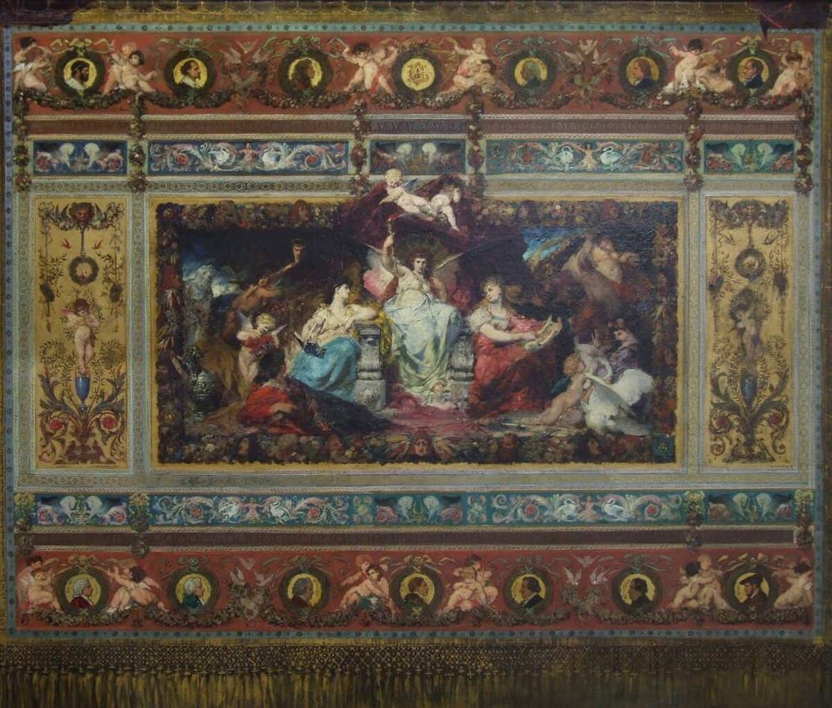 Draft of a theater curtain by Gustav Klimt