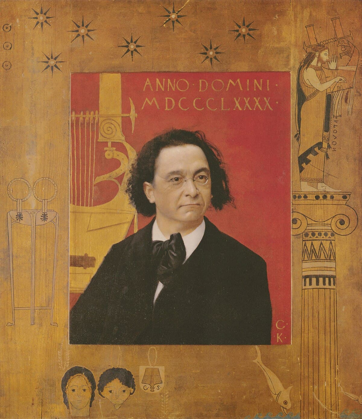 Portrait of Joseph Pembauer by Gustav Klimt