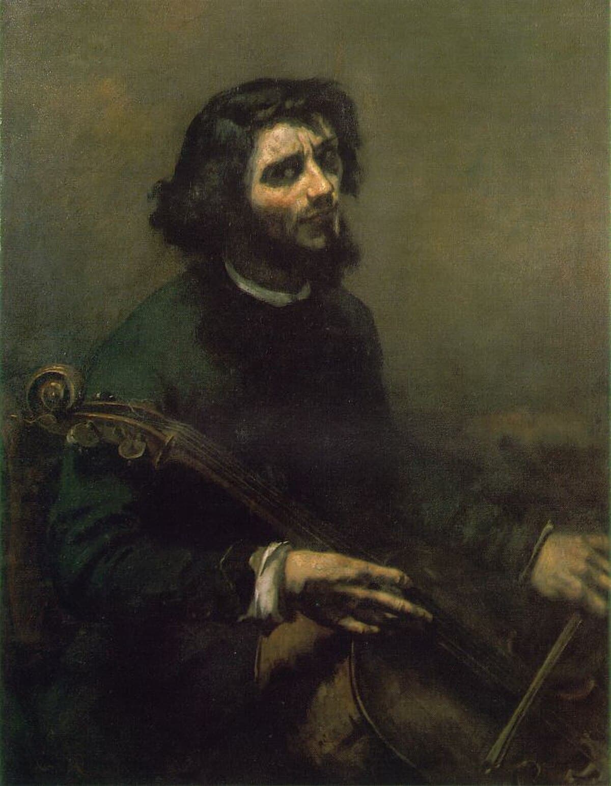 The Cellist, Self Portrait