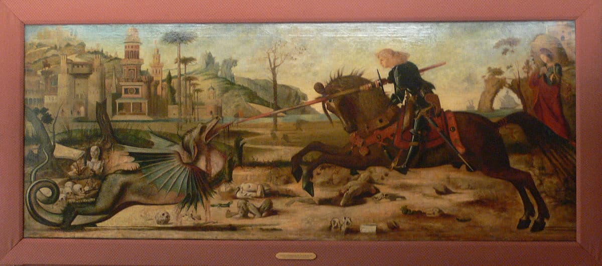 Saint George, after Vittore Carpaccio by Gustave Moreau