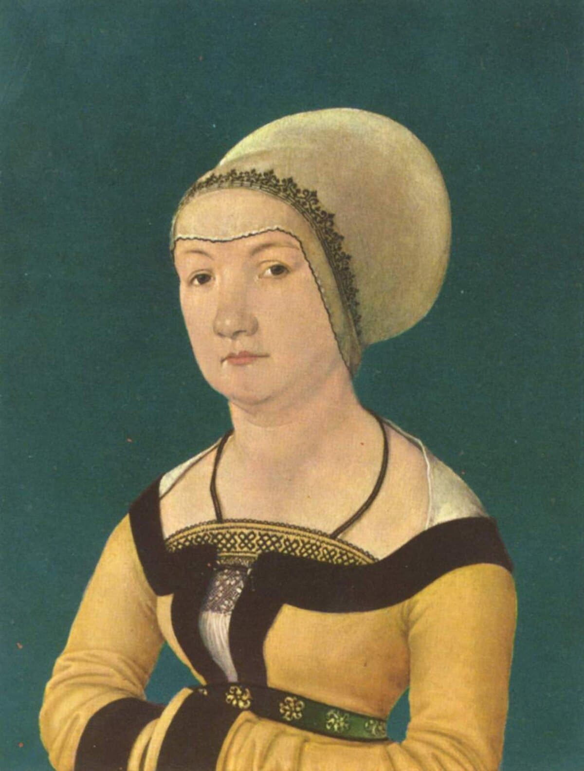 Portrait of 34 year old Woman by Hans Holbein the Younger