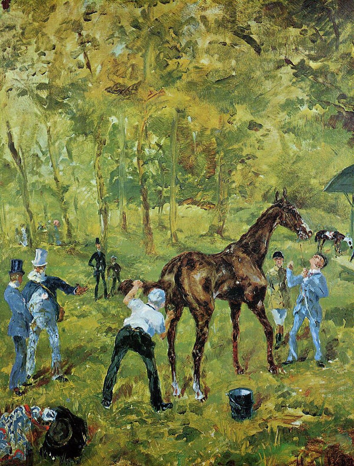 Souvenir of Auteuil by Henri de Toulouse-Lautrec