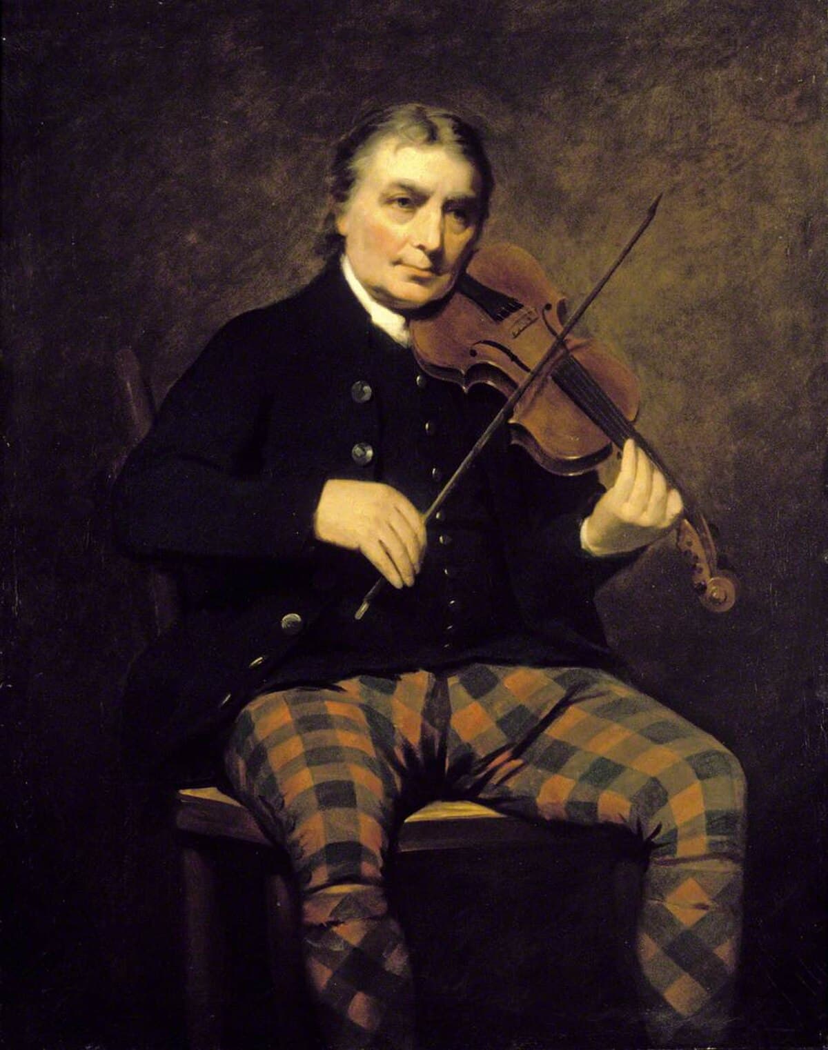 Portrait of Niel Gow by Henry Raeburn