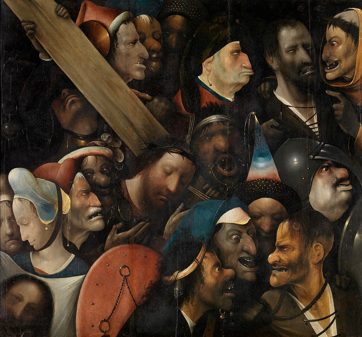 Christ Carrying the Cross by Hieronymus Bosch at Kunsthistorisches Museum
