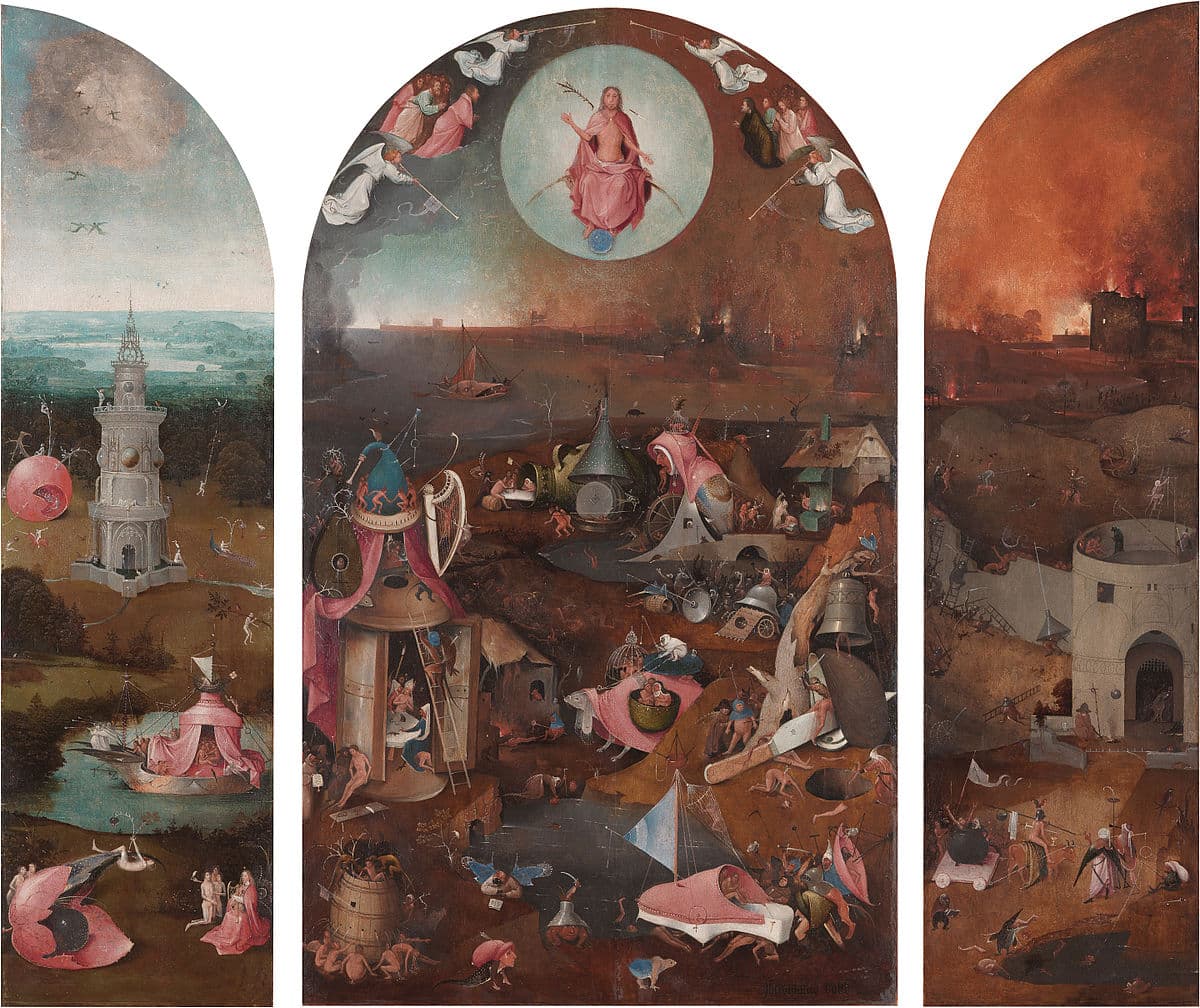 Triptych of Last Judgement by Hieronymus Bosch