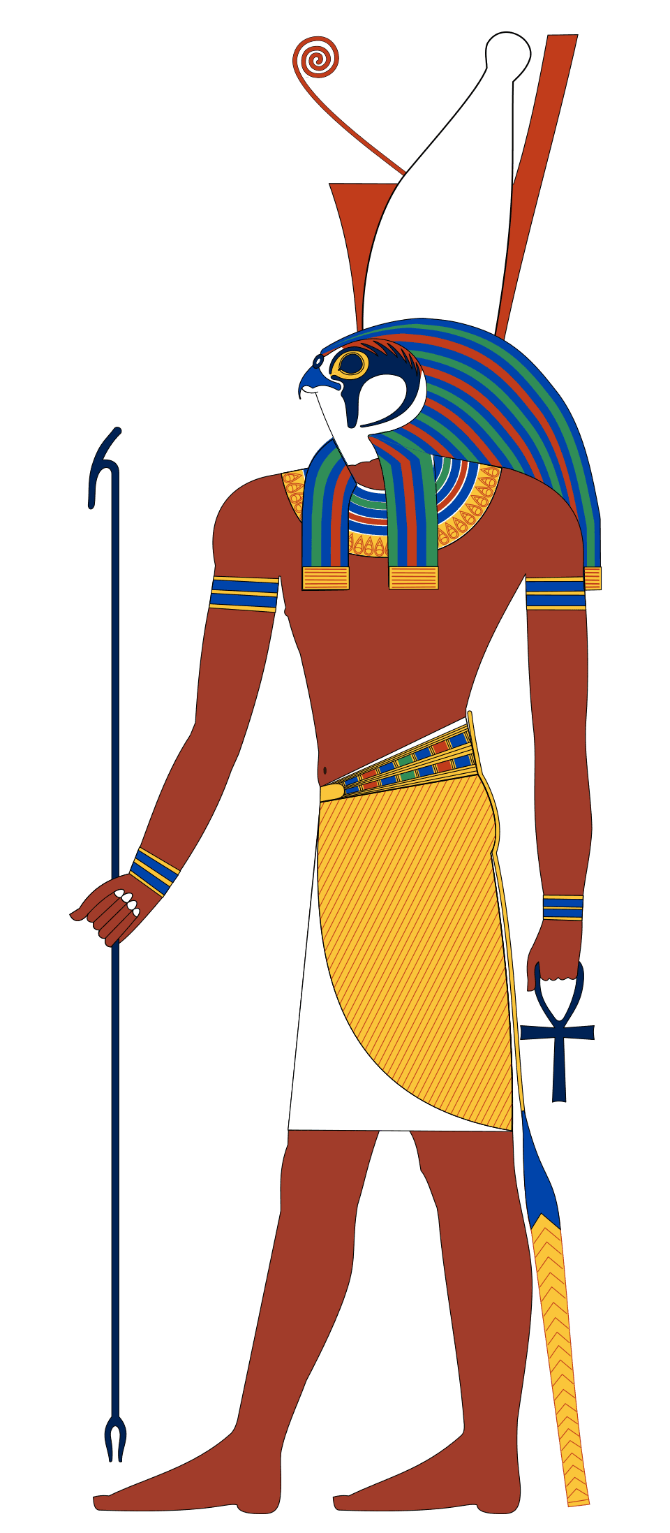 Horus as a Falcon by Ancient Egyptian (Unknown) (-300), Granite