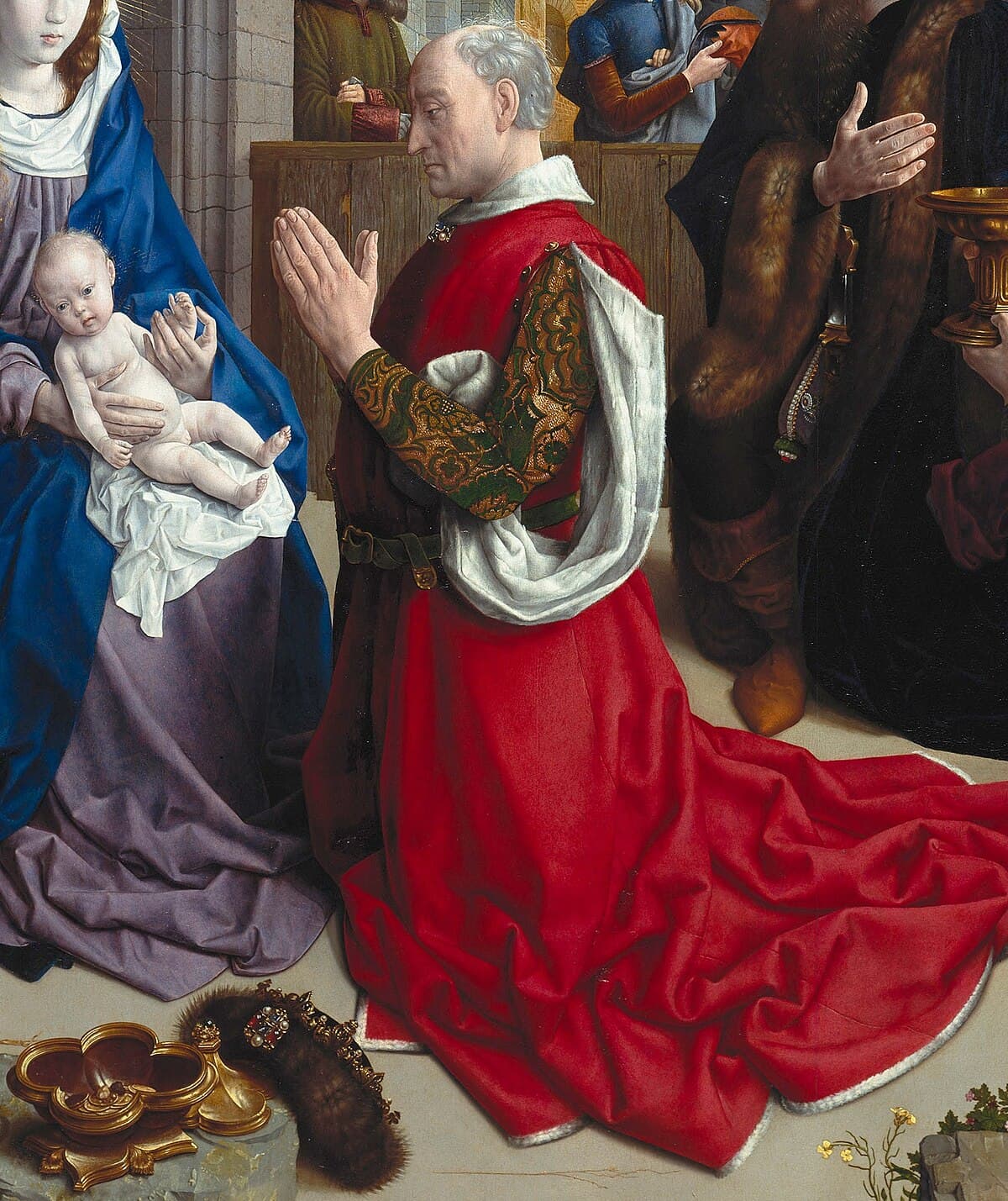 The Adoration of the Kings (Monforte Altar) by Hugo van der Goes at Gemäldegalerie, Berlin