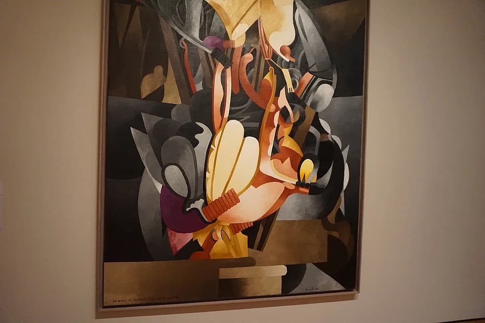 I See Again in Memory My Dear Udnie by Francis Picabia (1914), Oil on canvas at Museum of Modern Art (MoMA)