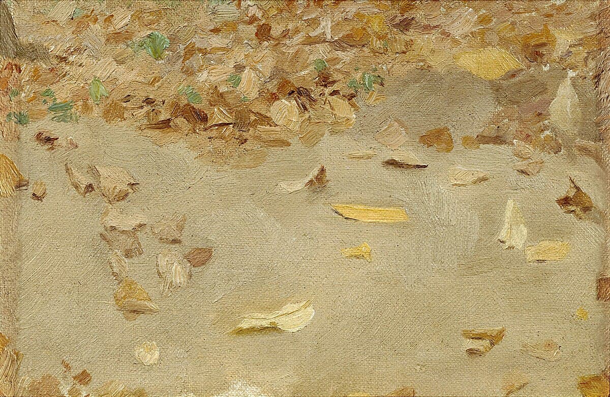 Autumn leaves by Isaac Levitan