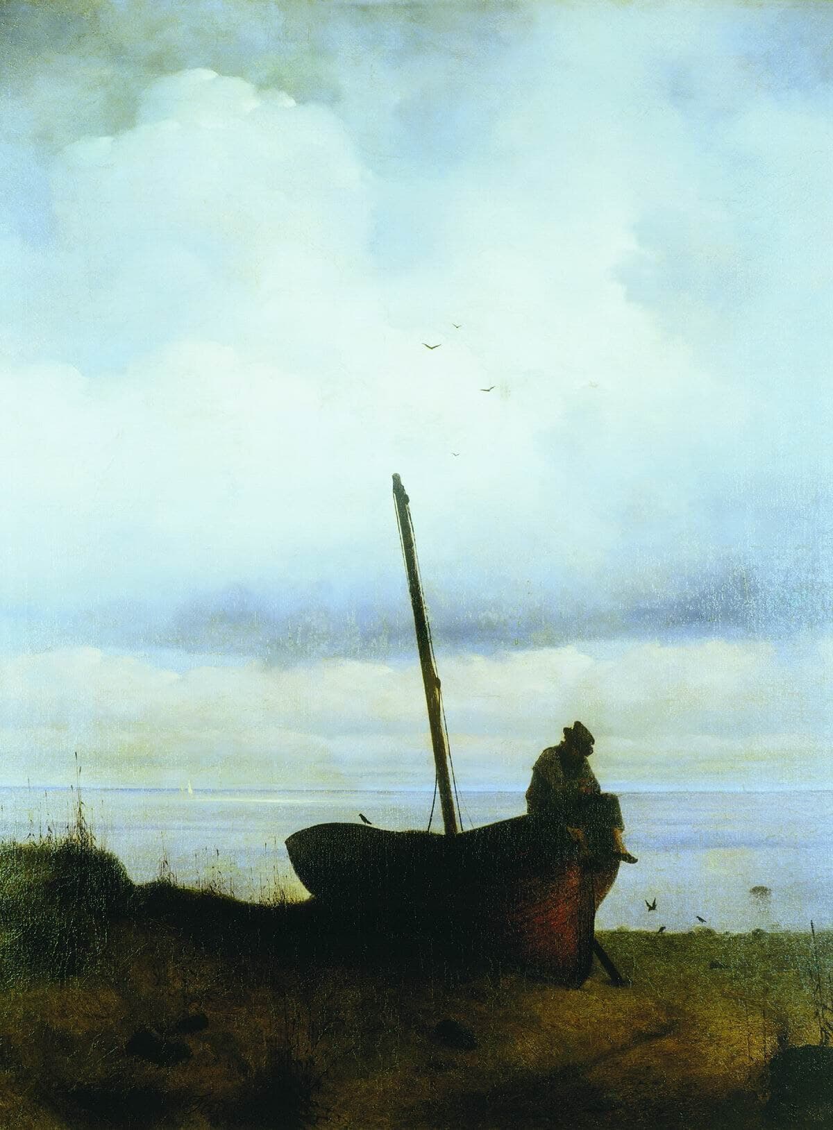 View of the Coast Near St. Petersburg by Ivan Aivazovsky