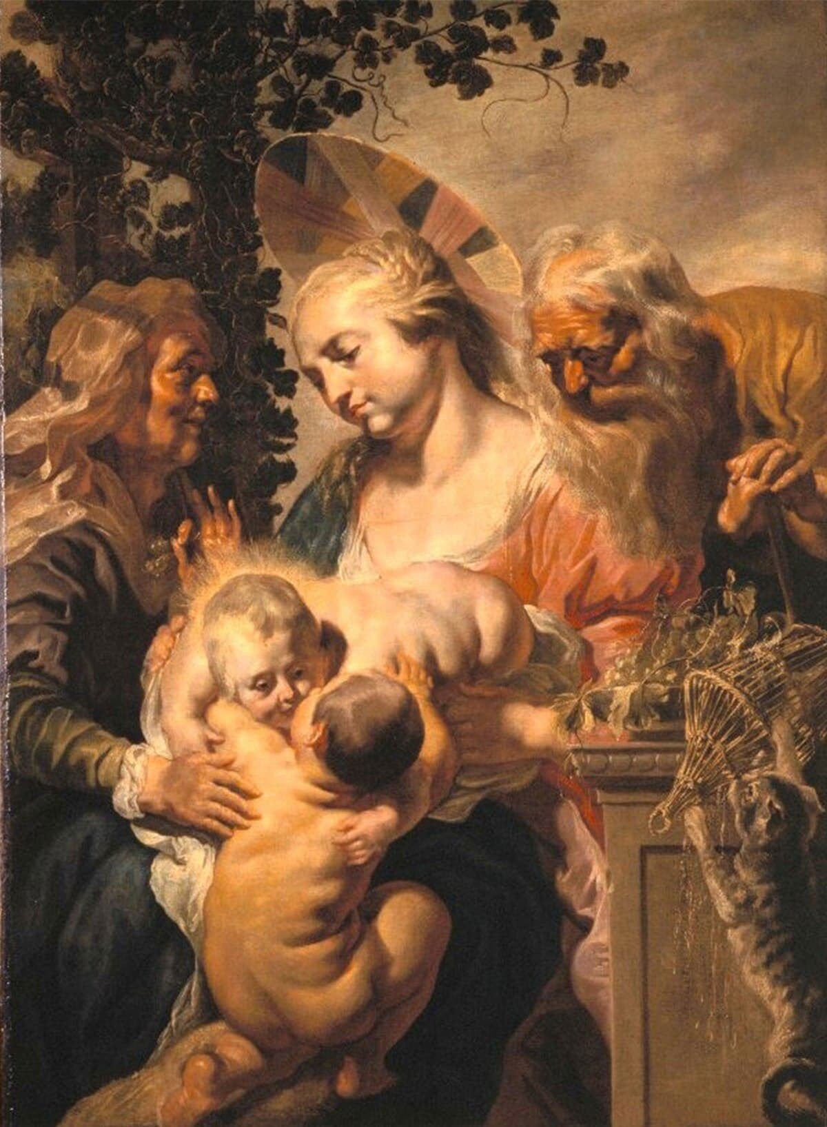 Holy Family with Elizabeth and Child John the Baptist