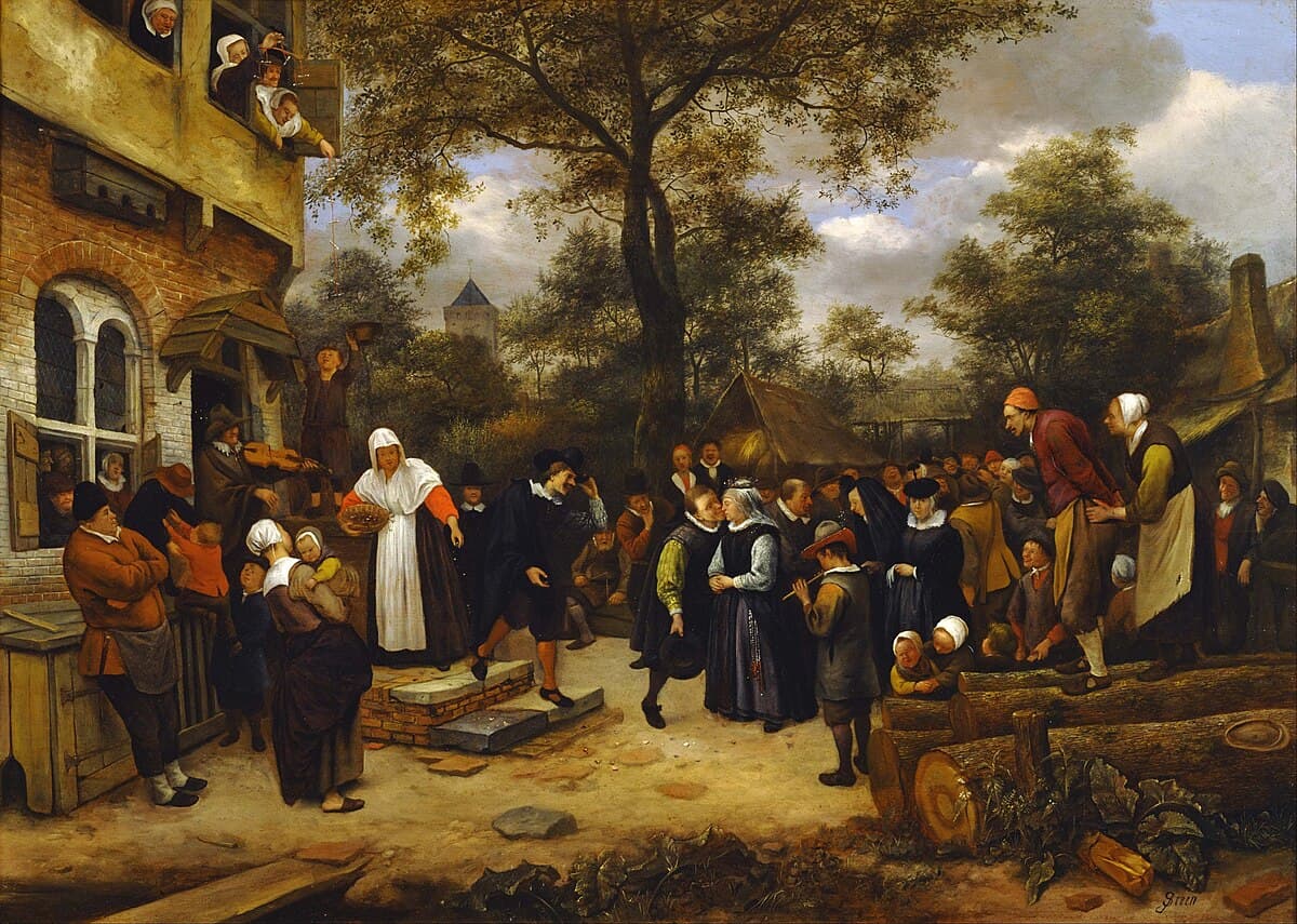 A Village Wedding by Jan Steen