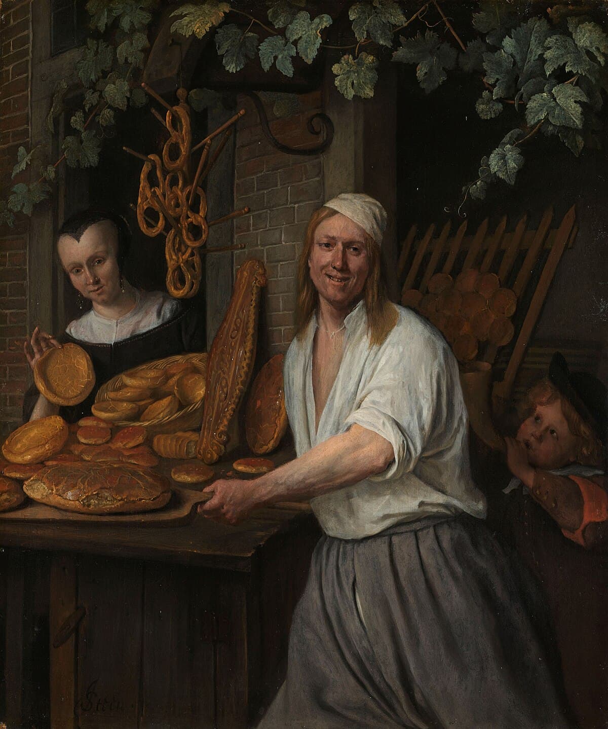 Baker Oostwaert and his wife by Jan Steen