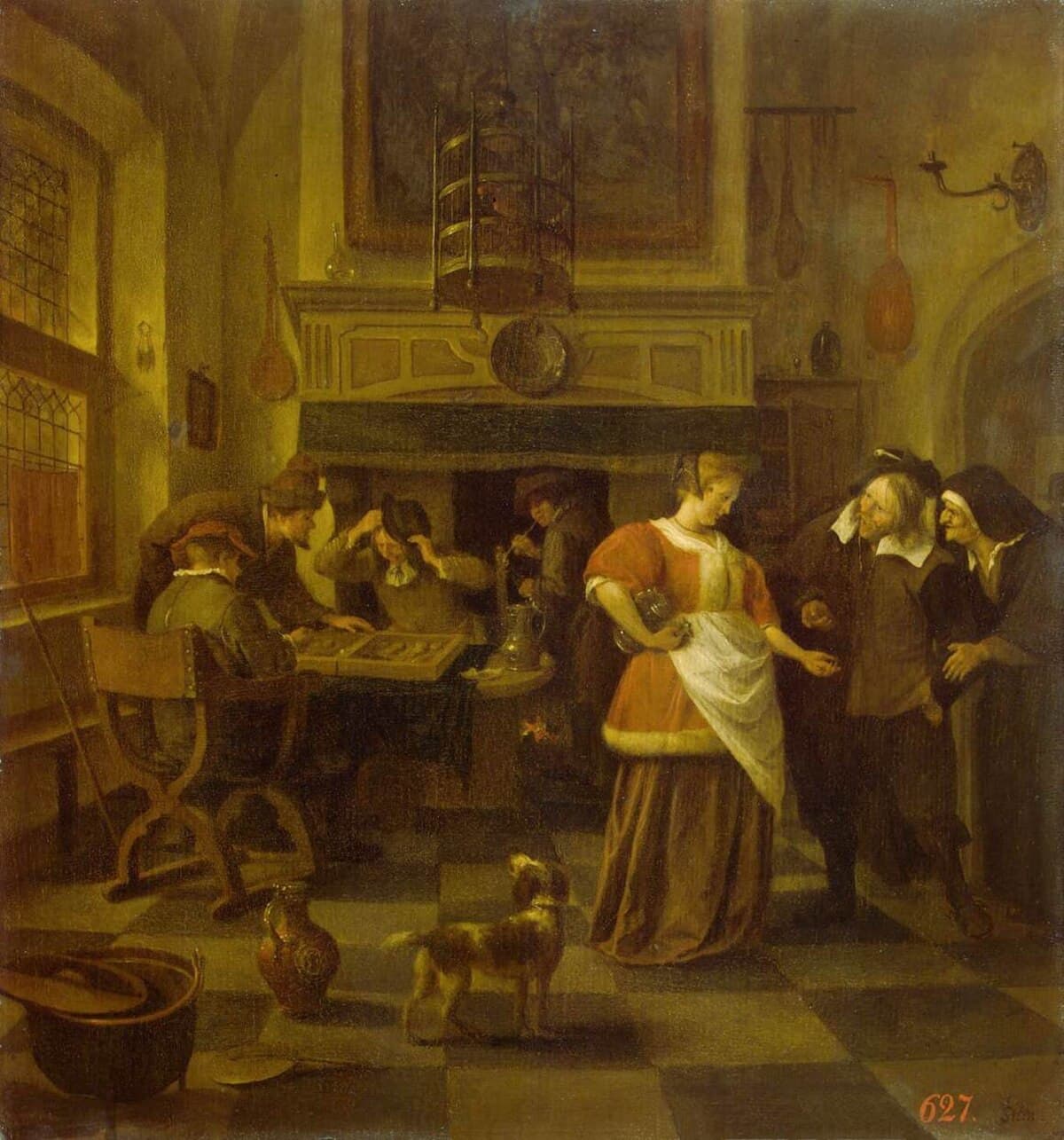 In the Tavern by Jan Steen