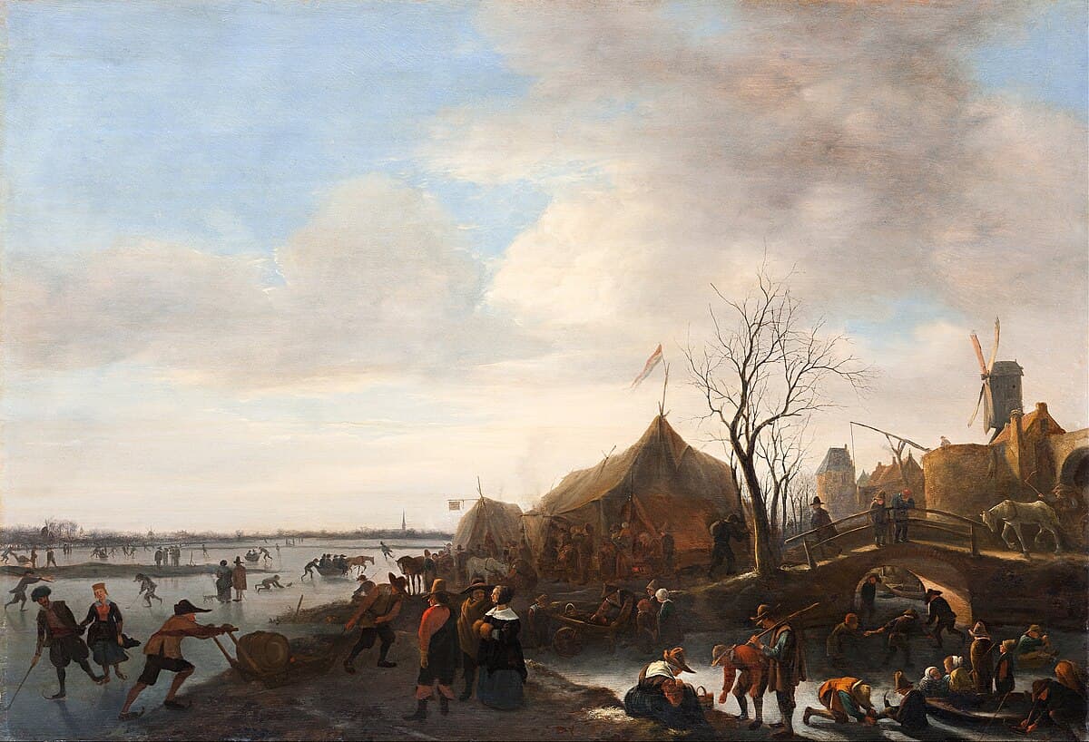 Winter Landscape by Jan Steen