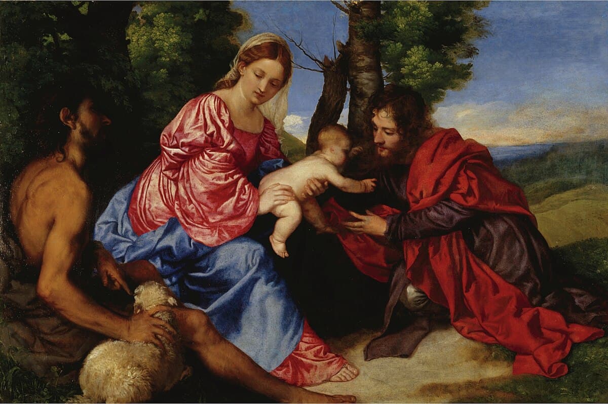 Donor and St. John the Baptist by Jan van Eyck