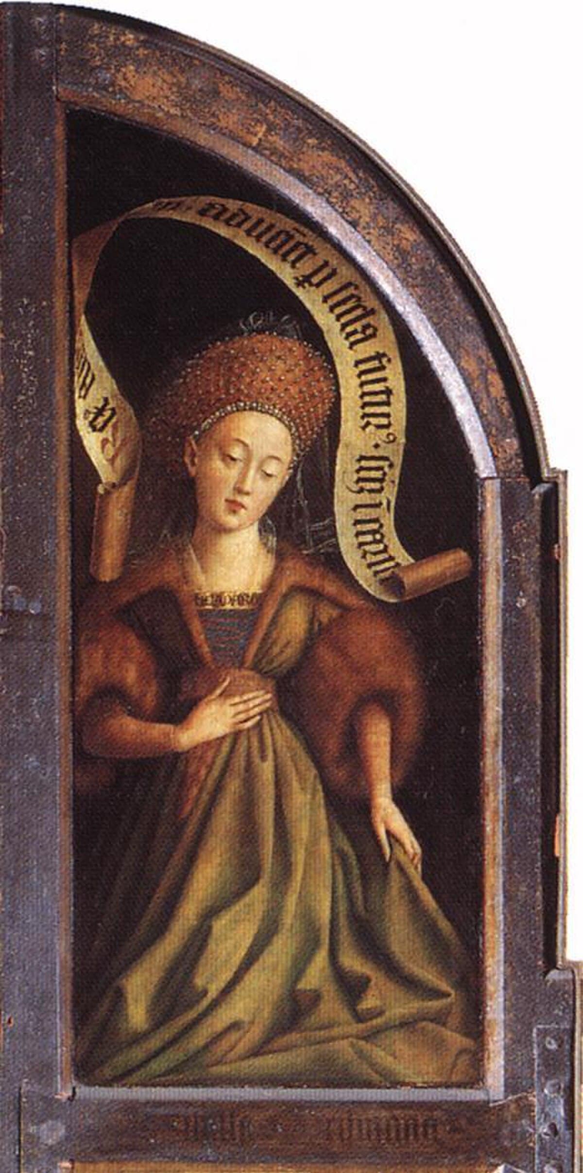 Eve, from the right wing of the Ghent Altarpiece by Jan van Eyck
