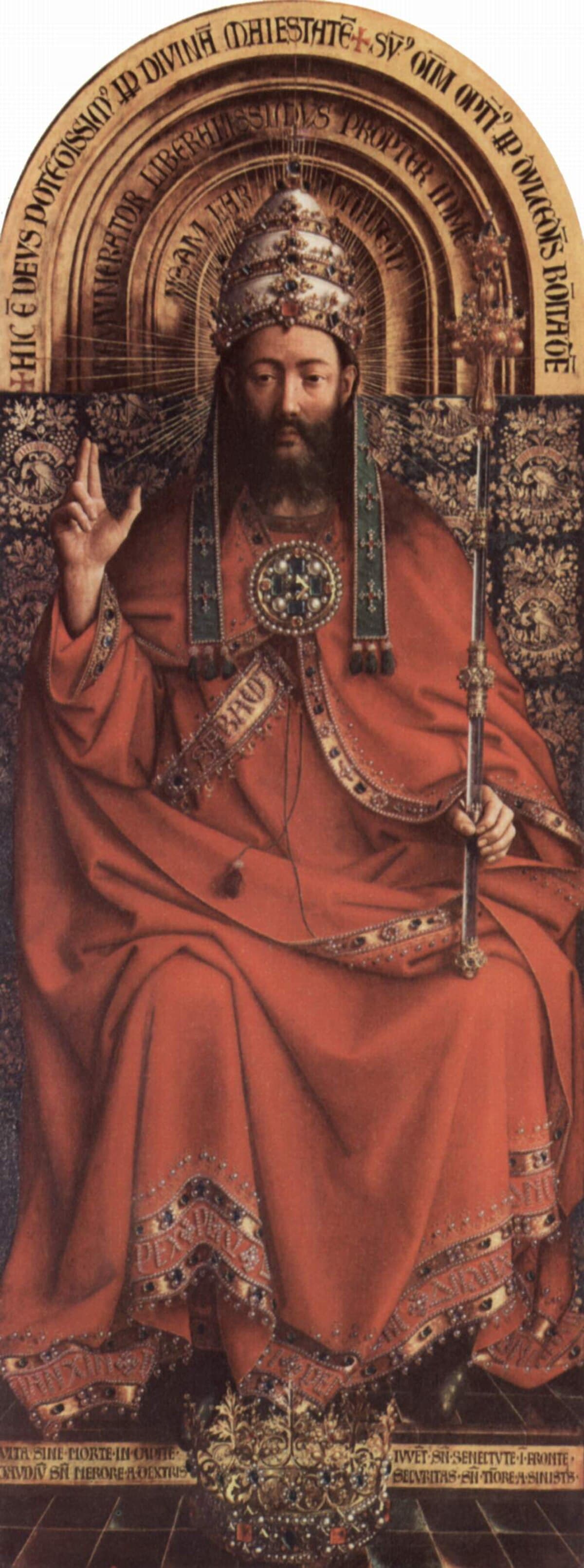 God the Father by Jan van Eyck