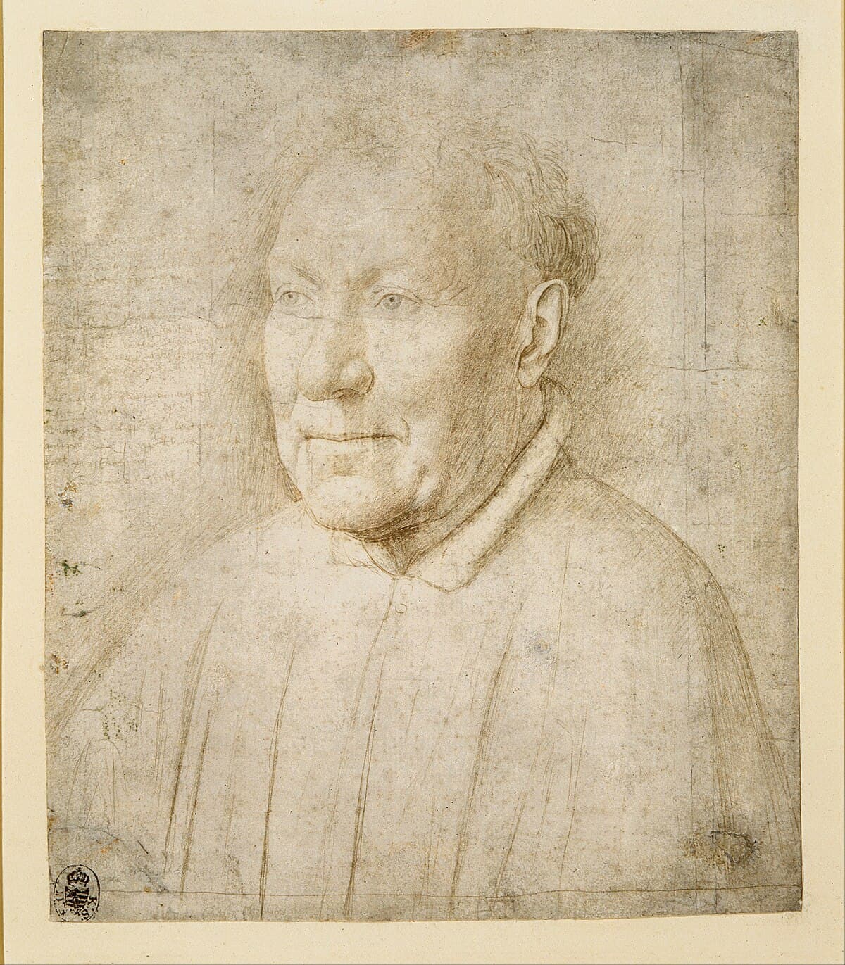 Portrait of Cardinal Albergati by Jan van Eyck