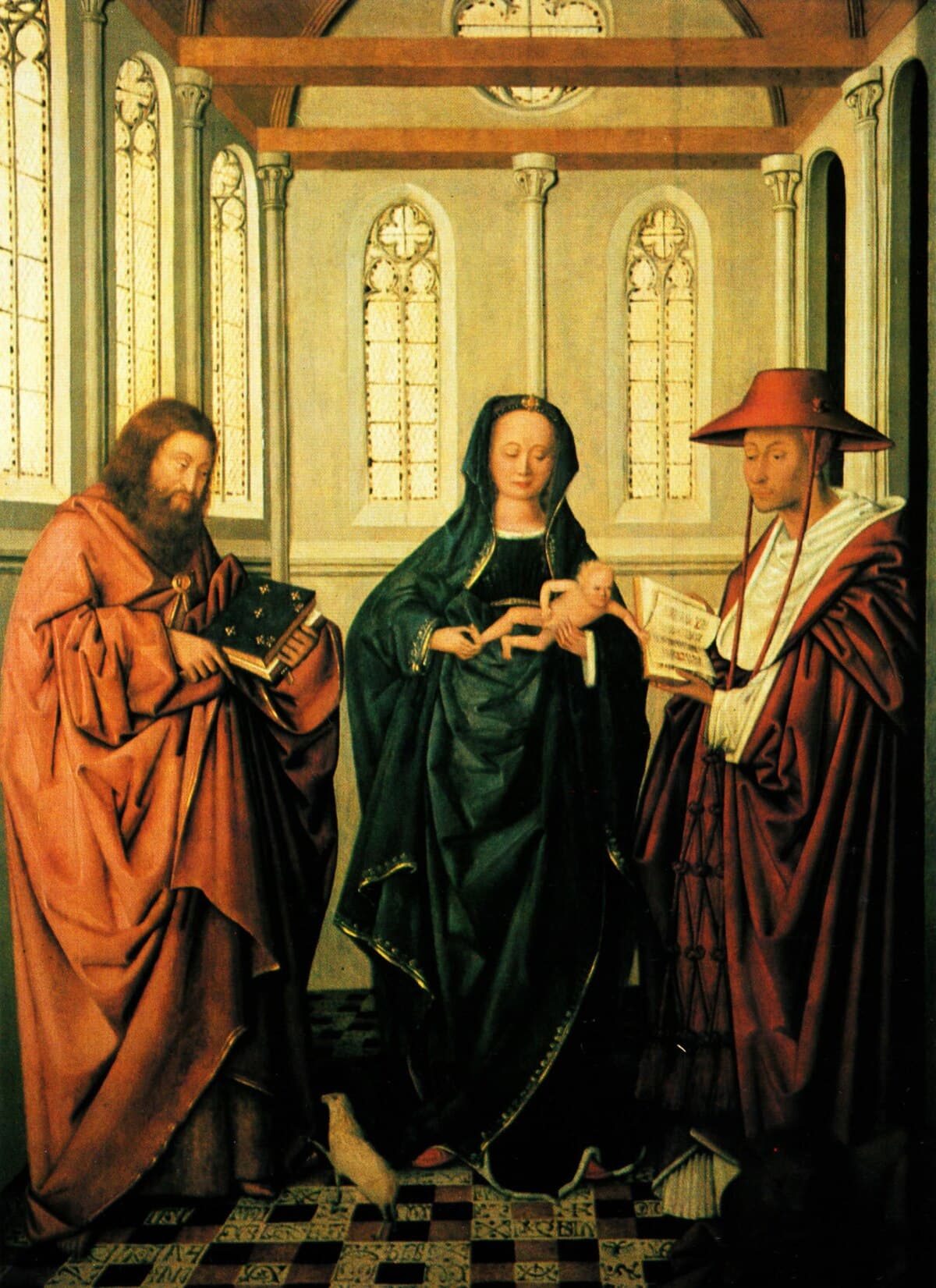 The Birth of John the Baptist by Jan van Eyck