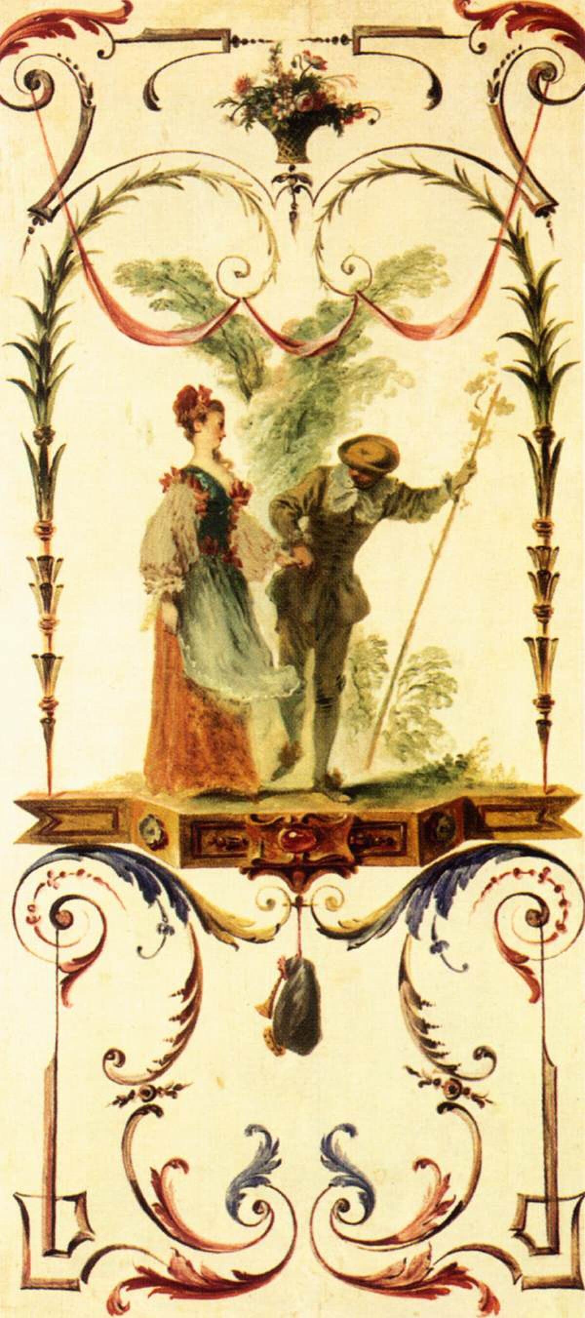Cajoler by Jean-Antoine Watteau