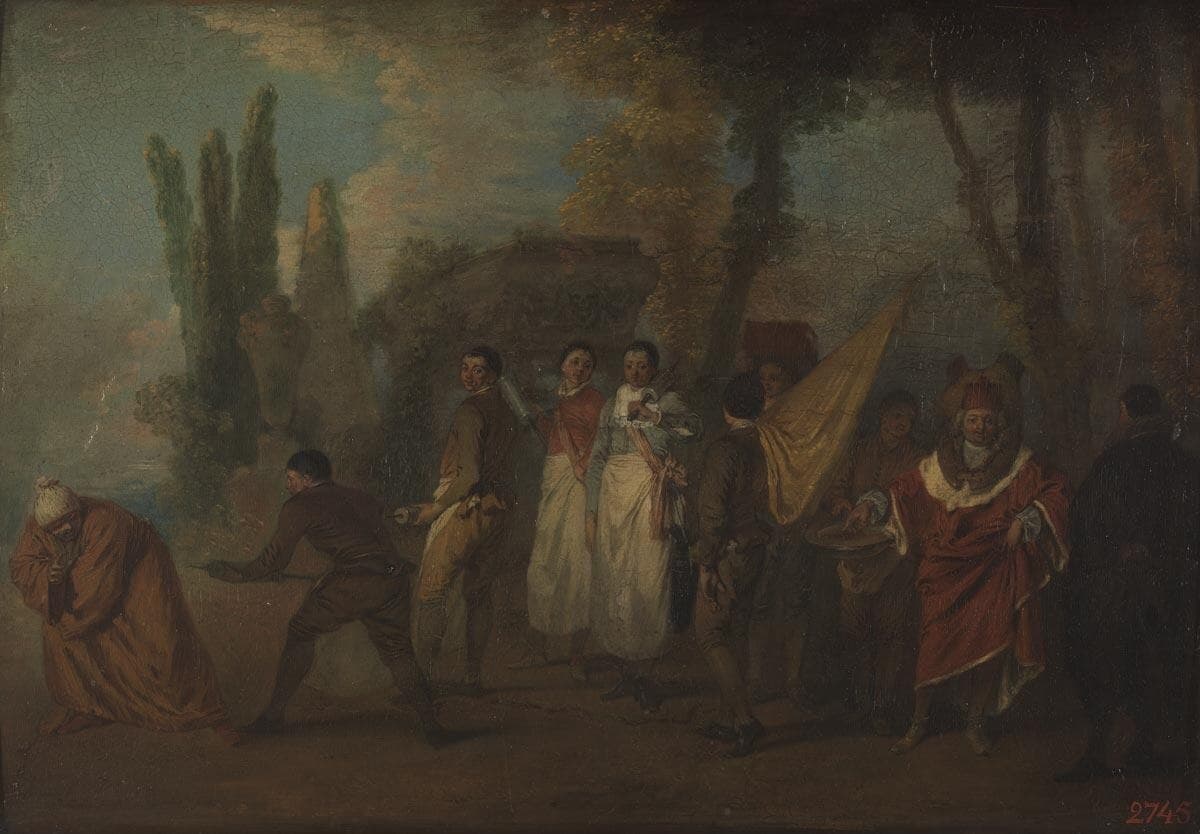 Satire on Physicians by Jean-Antoine Watteau