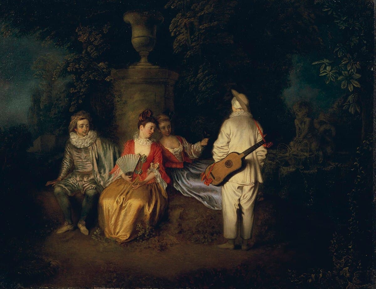 The Foursome by Jean-Antoine Watteau