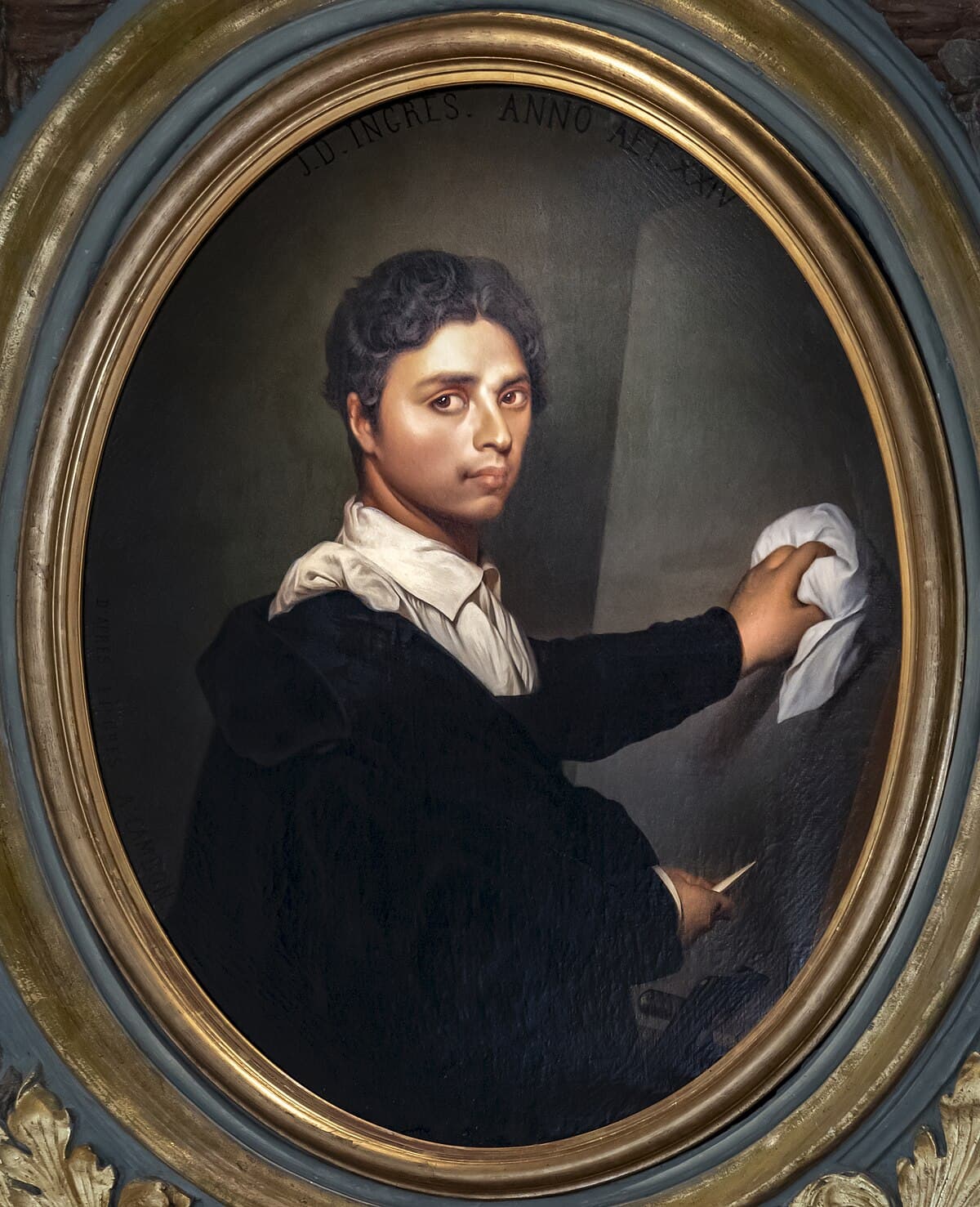 Self-Portrait at the Age of 24 by Jean-Auguste-Dominique Ingres