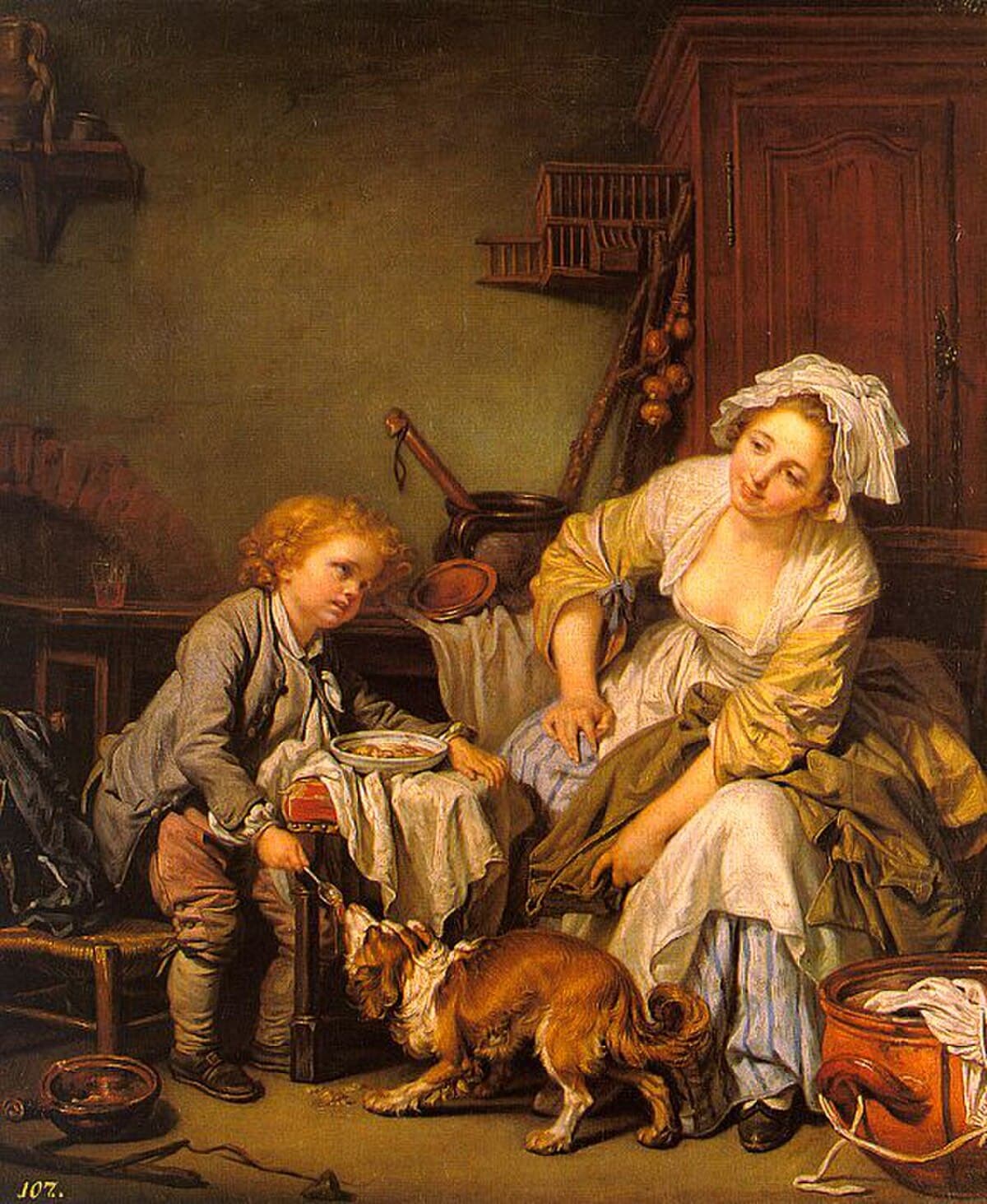 The Spoiled Child by Jean-Baptiste Greuze at State Hermitage Museum