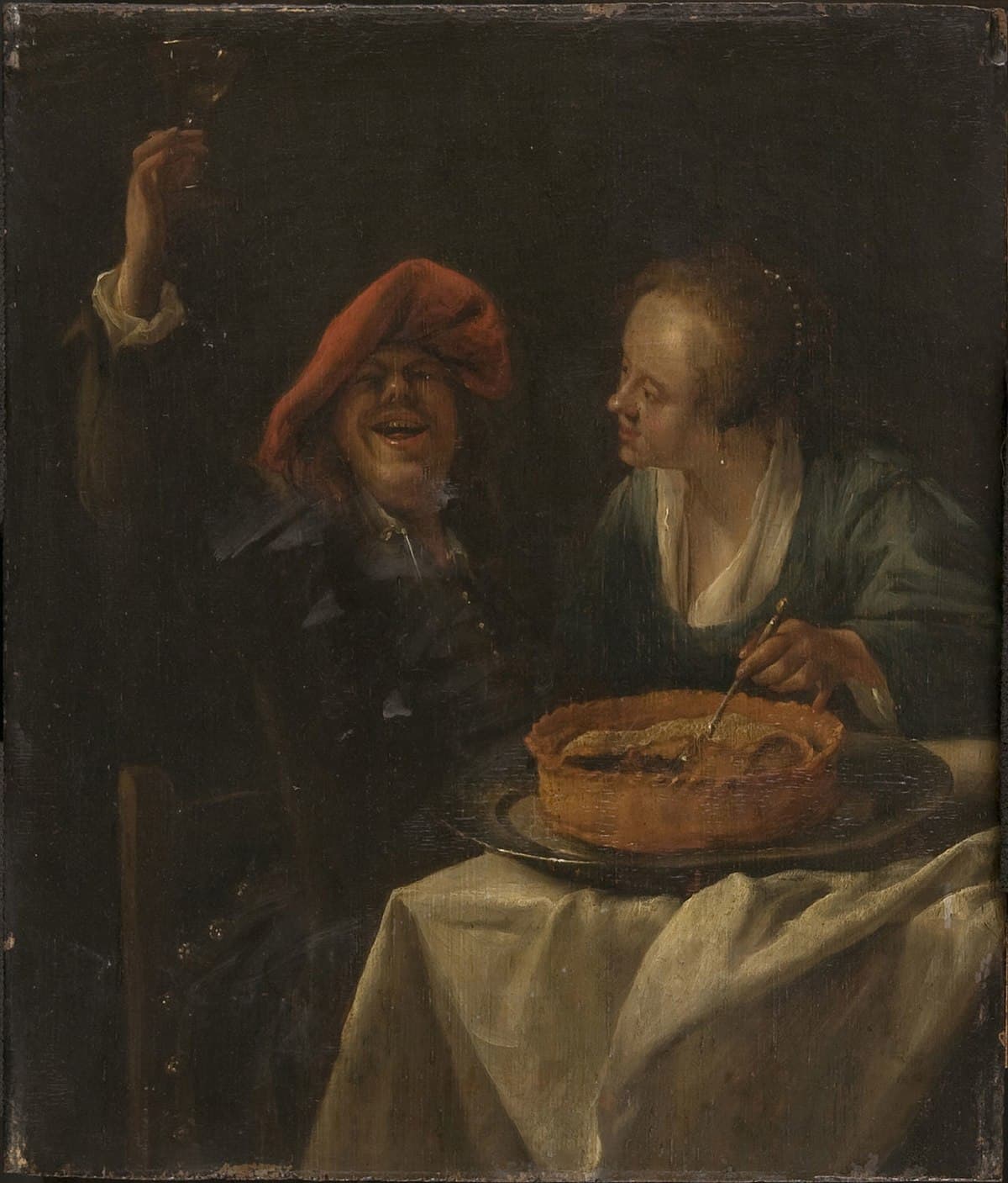 The Happy Lovers by Jean-Honoré Fragonard