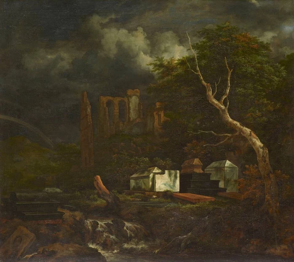 The Jewish Cemetery by Jacob van Ruisdael