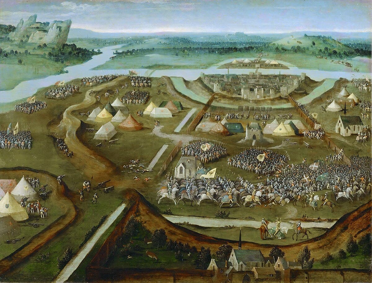 Battle of Pavia by Joachim Patinir at Kunsthistorisches Museum