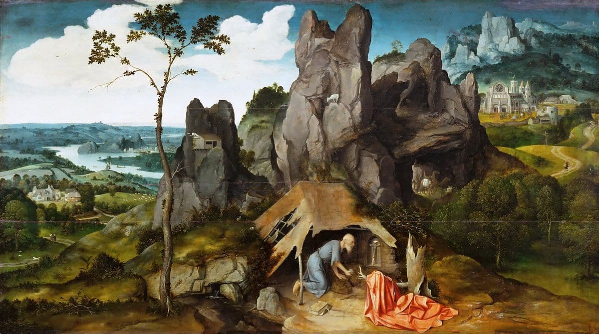St. Jerome in the Desert by Joachim Patinir