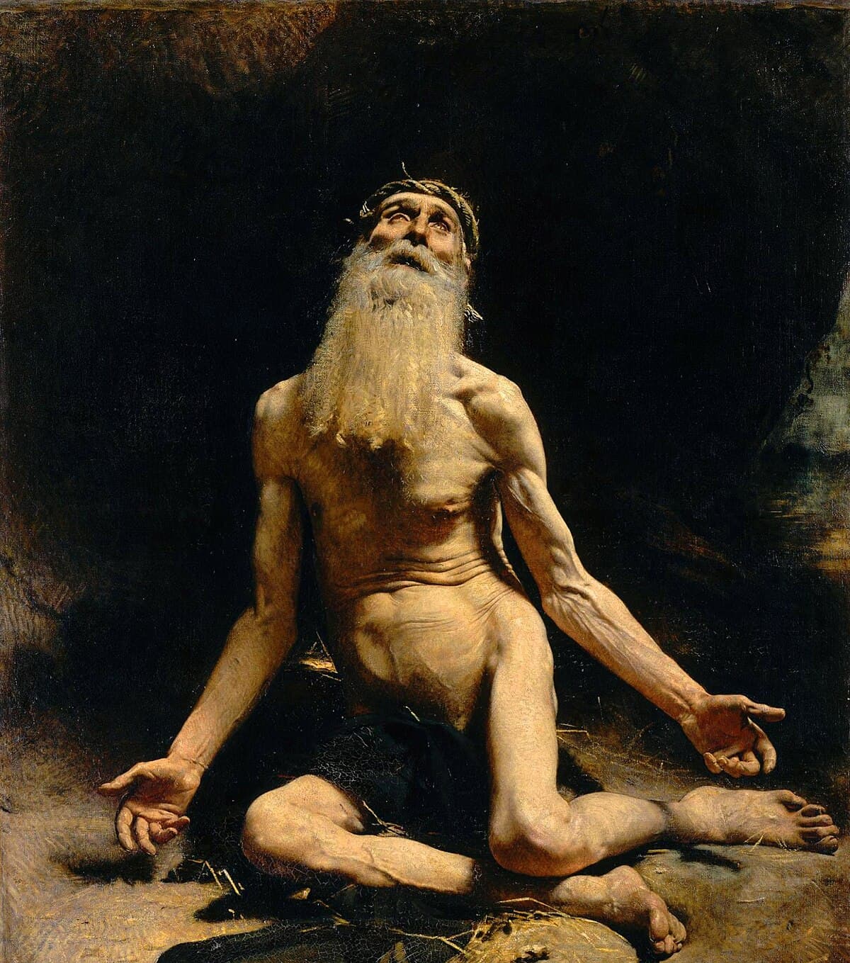 Job by Léon Bonnat (1880), Oil on canvas at Musée d'Orsay