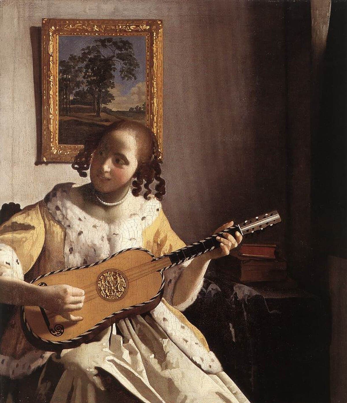 The Guitar Player by Johannes Vermeer