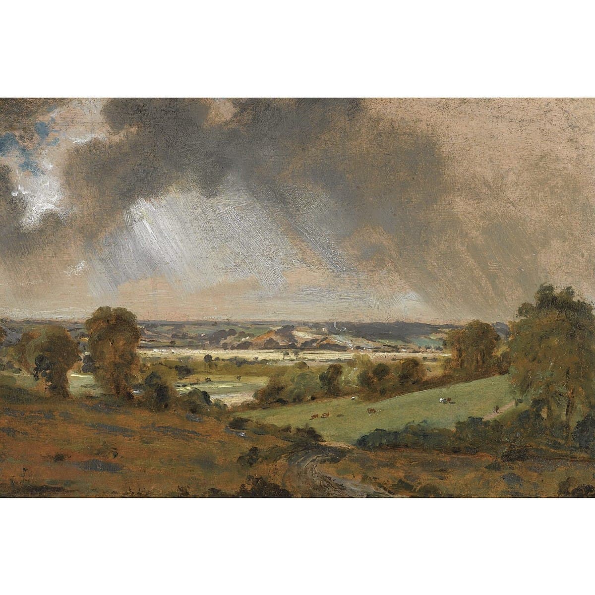 Dedham Church and Vale by John Constable at Whitworth Art Gallery (University of Manchester), Manchester