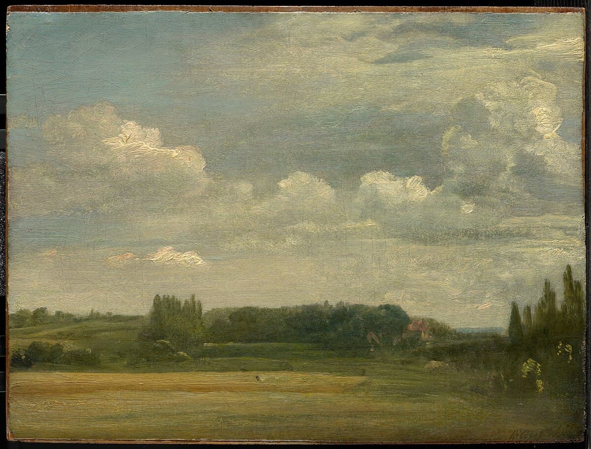 East Bergholt Rectory by John Constable