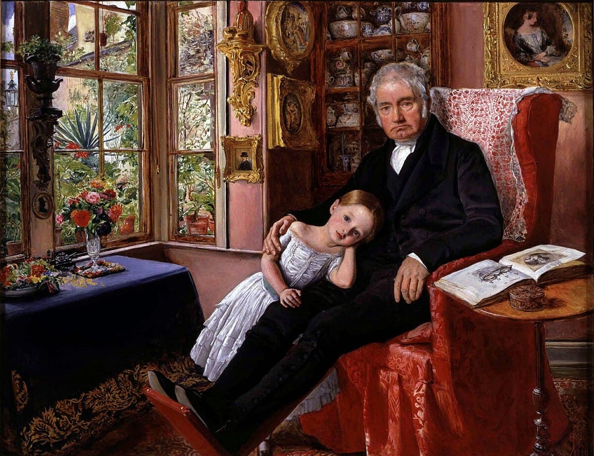 James Wyatt and His Granddaughter Mary