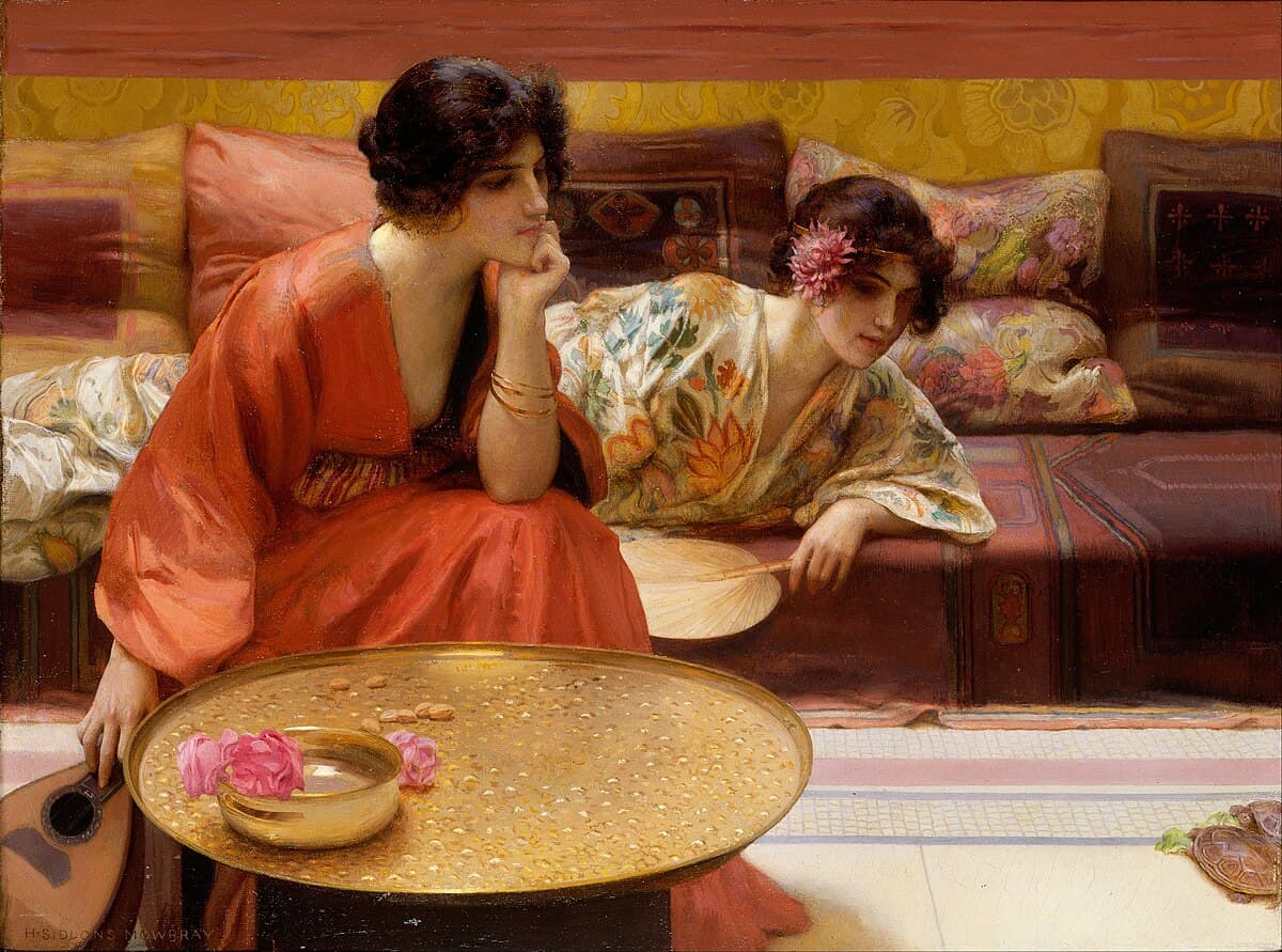 An Idle Hour by John William Godward