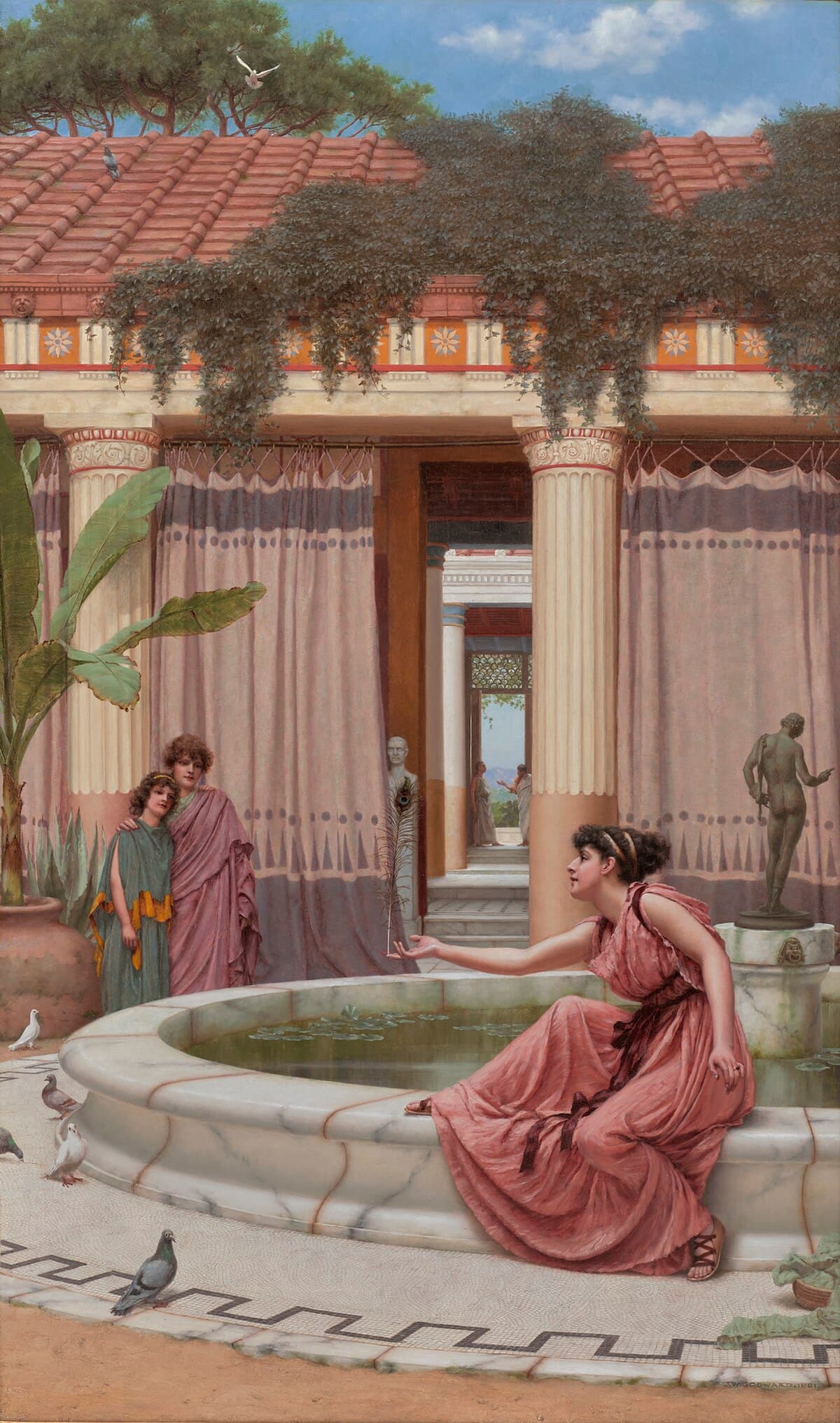 Innocent Amusements by John William Godward