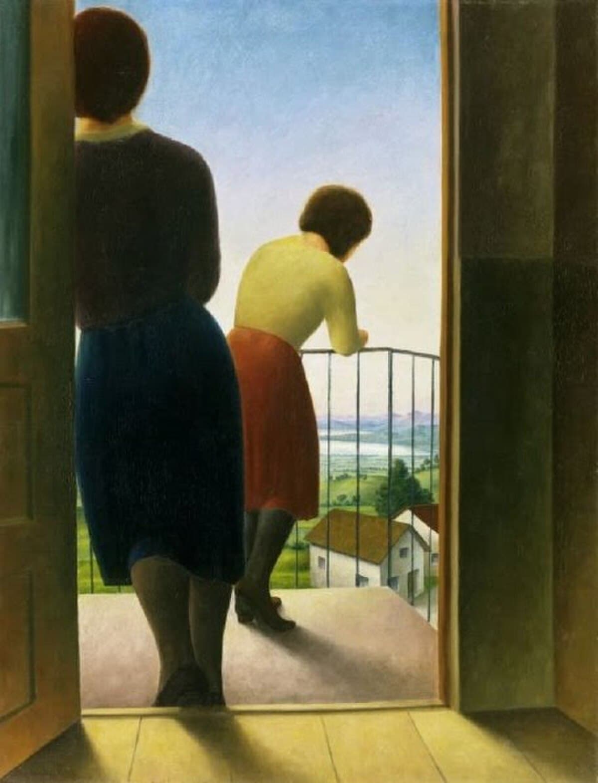 Leaning on the Balcony by John William Godward