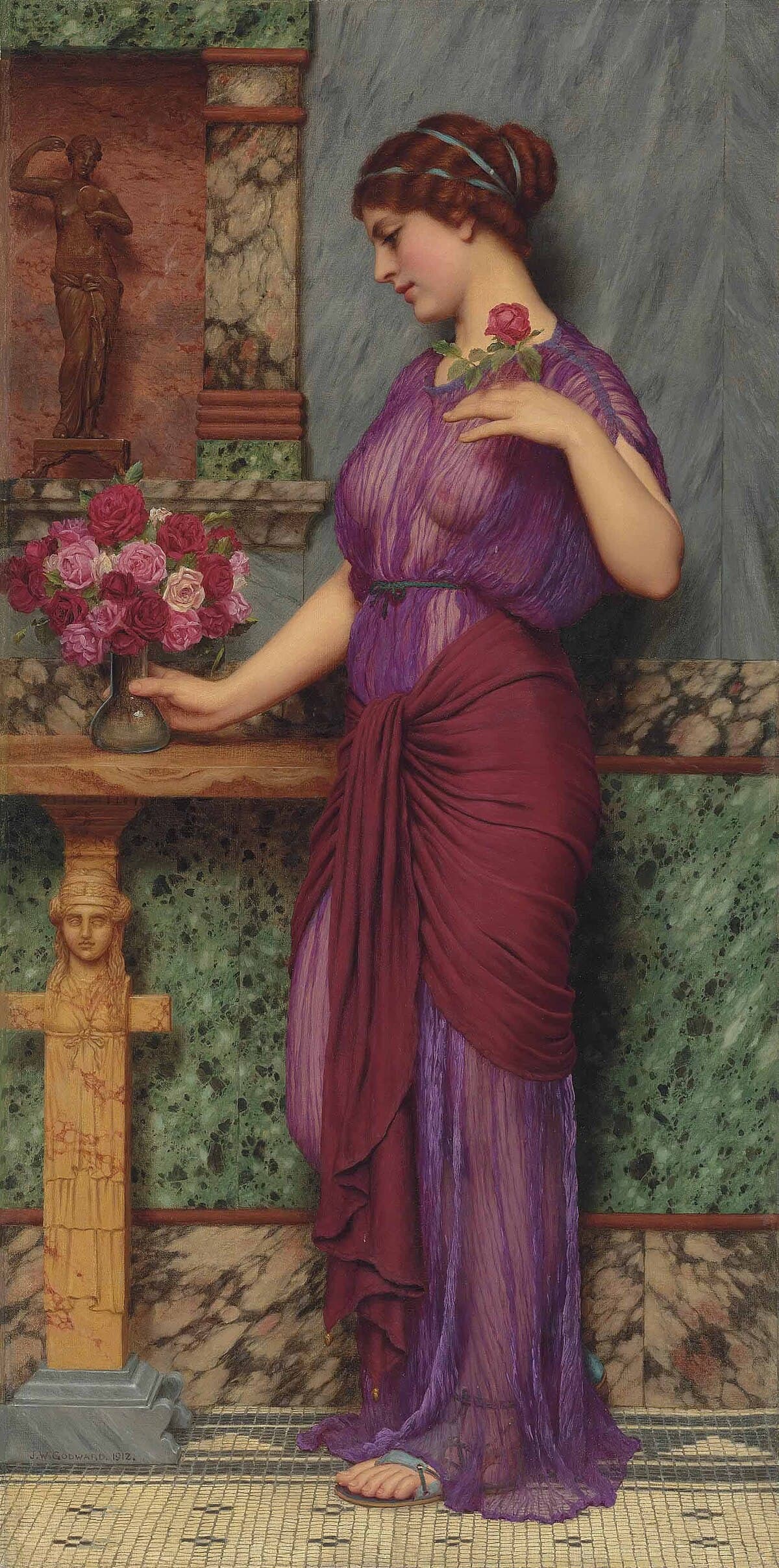 The Flowers of Venus by John William Godward