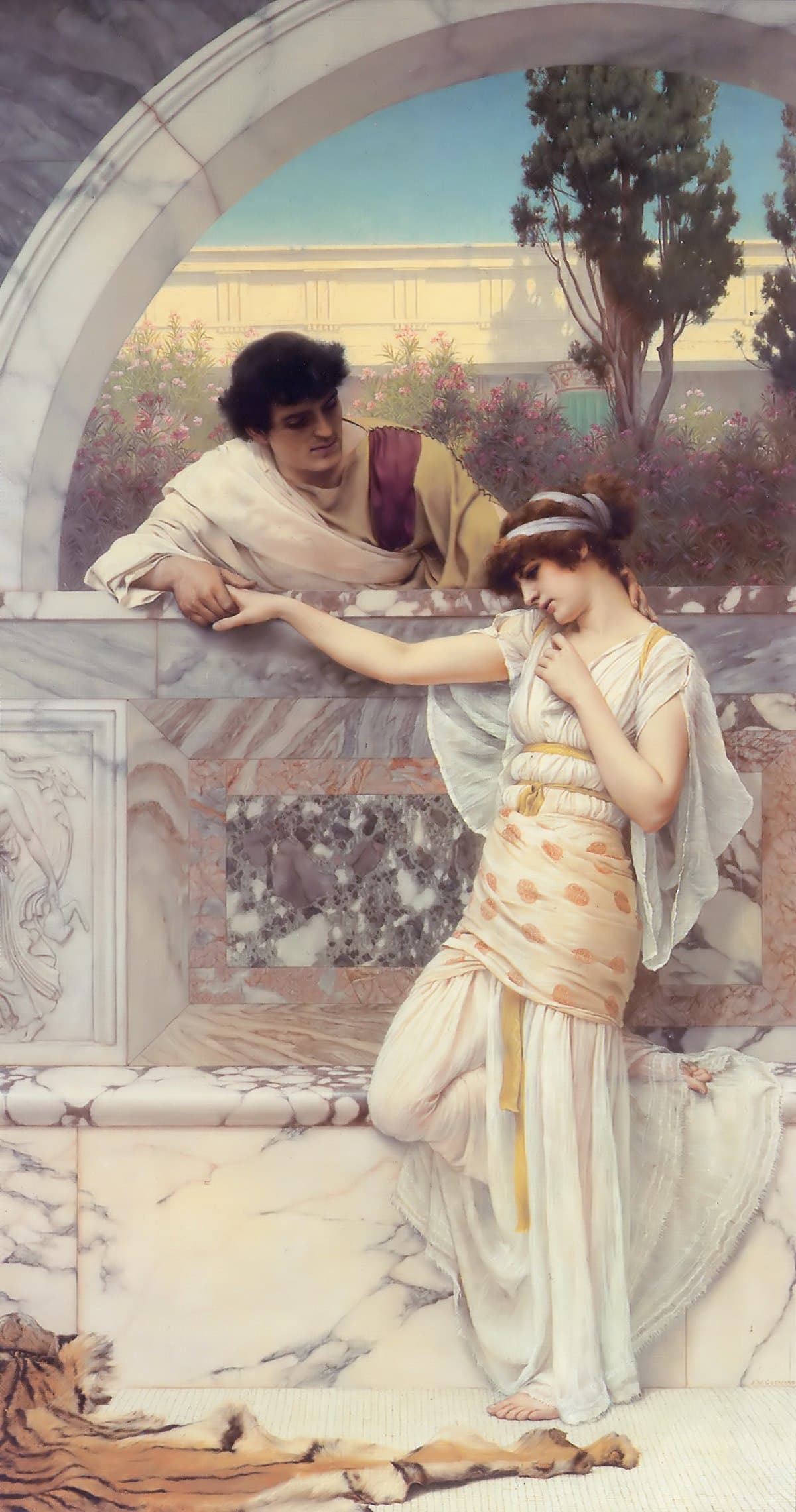 Yes or No by John William Godward