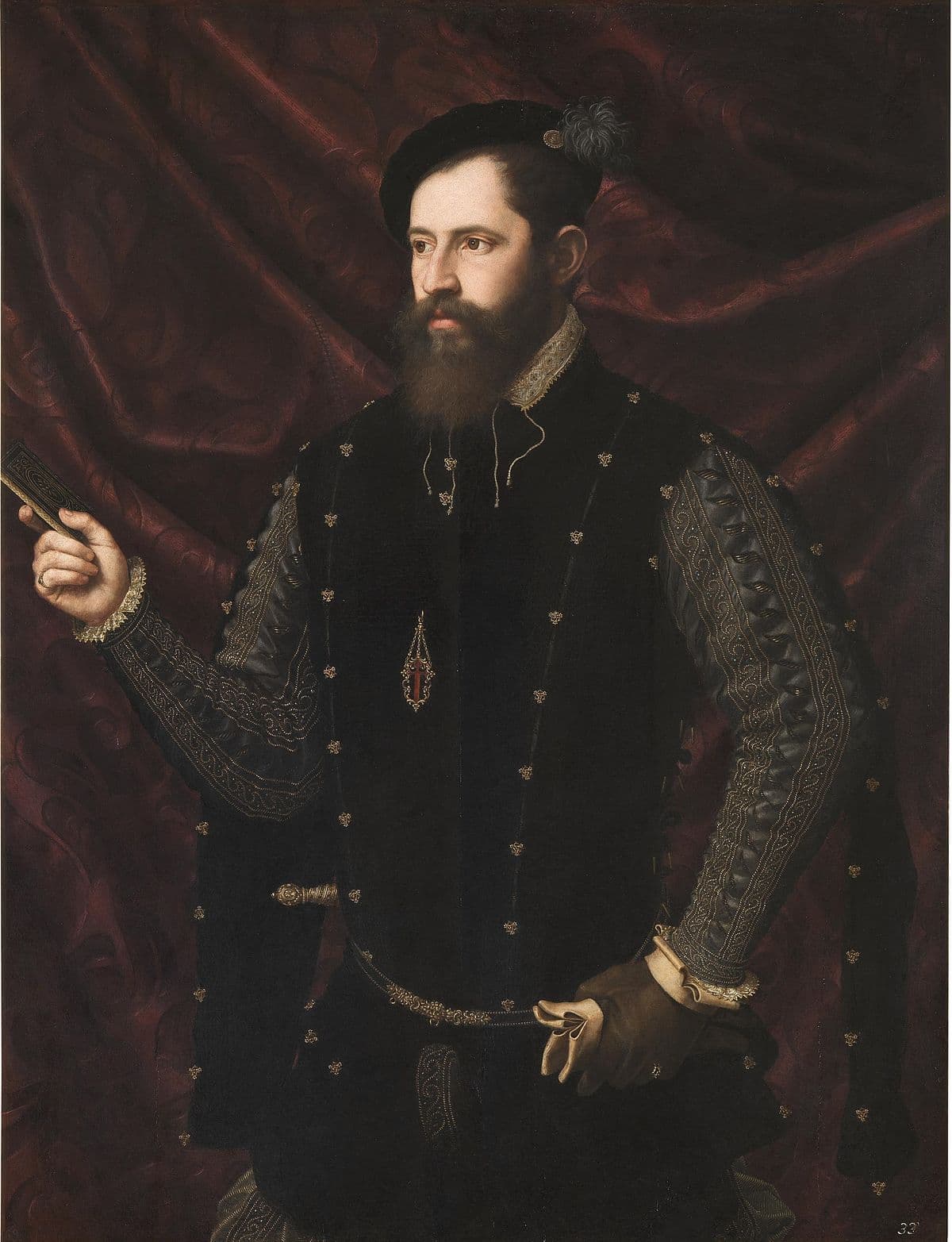 Retrato De Un Caballero Santiaguista by Juan de Juanes