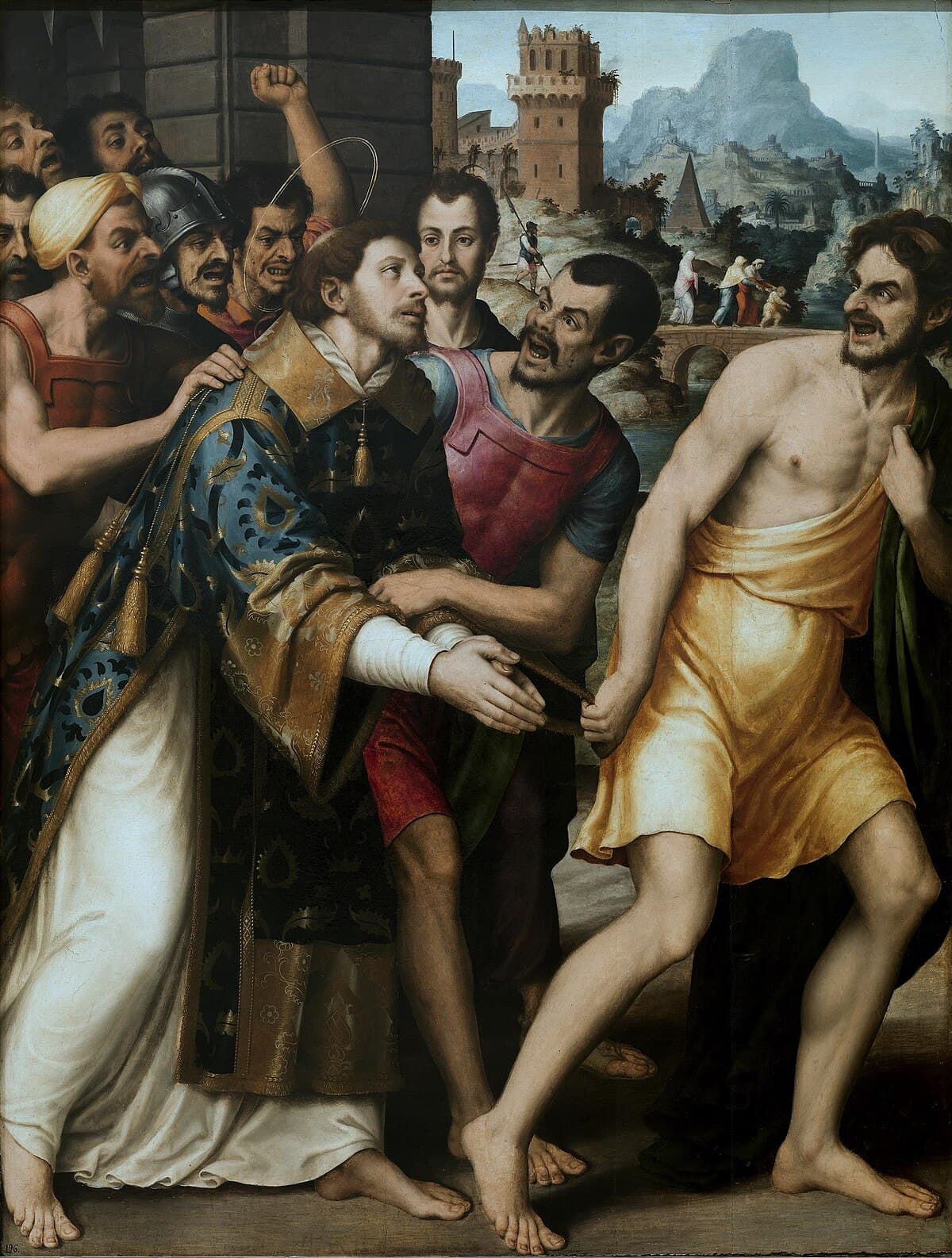 San Esteban Conducido Al Martirio by Juan de Juanes