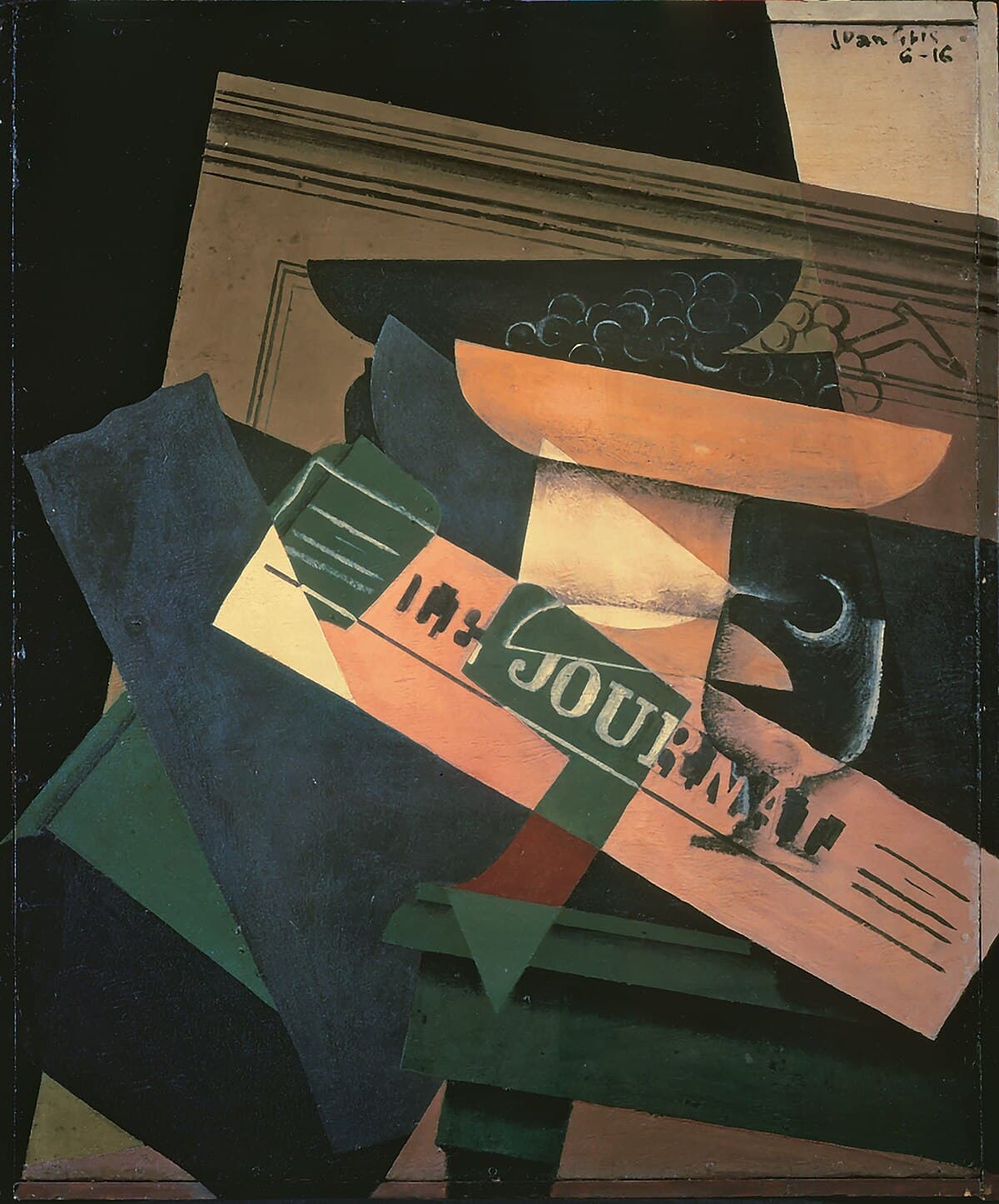 Grapes by Juan Gris