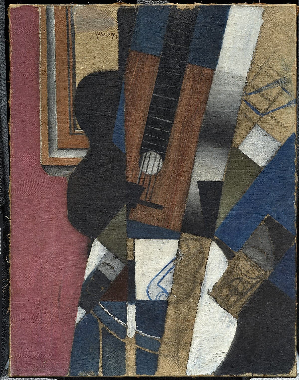 Guitar and Pipe by Juan Gris