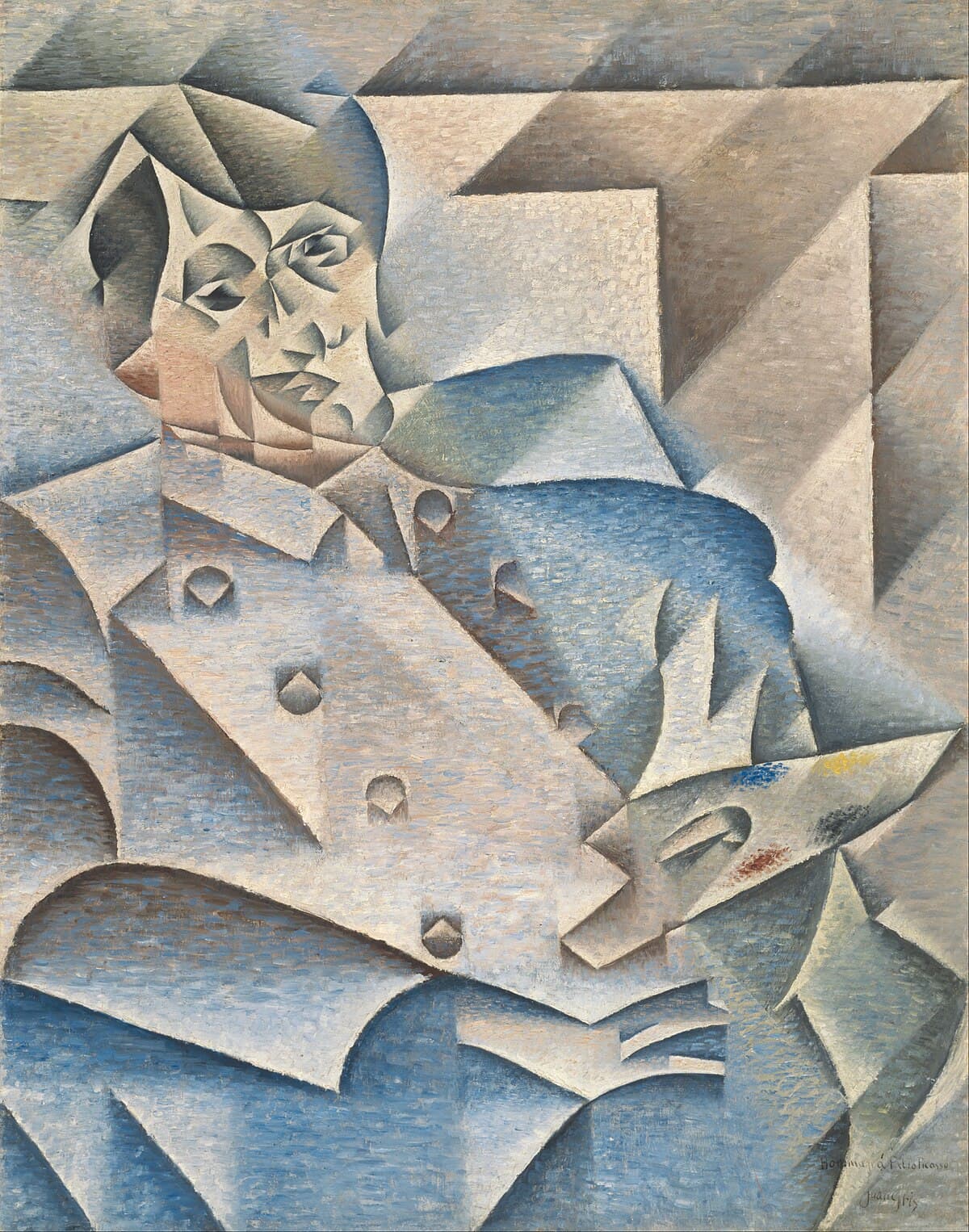 Portrait of Pablo Picasso by Juan Gris at Private Collection