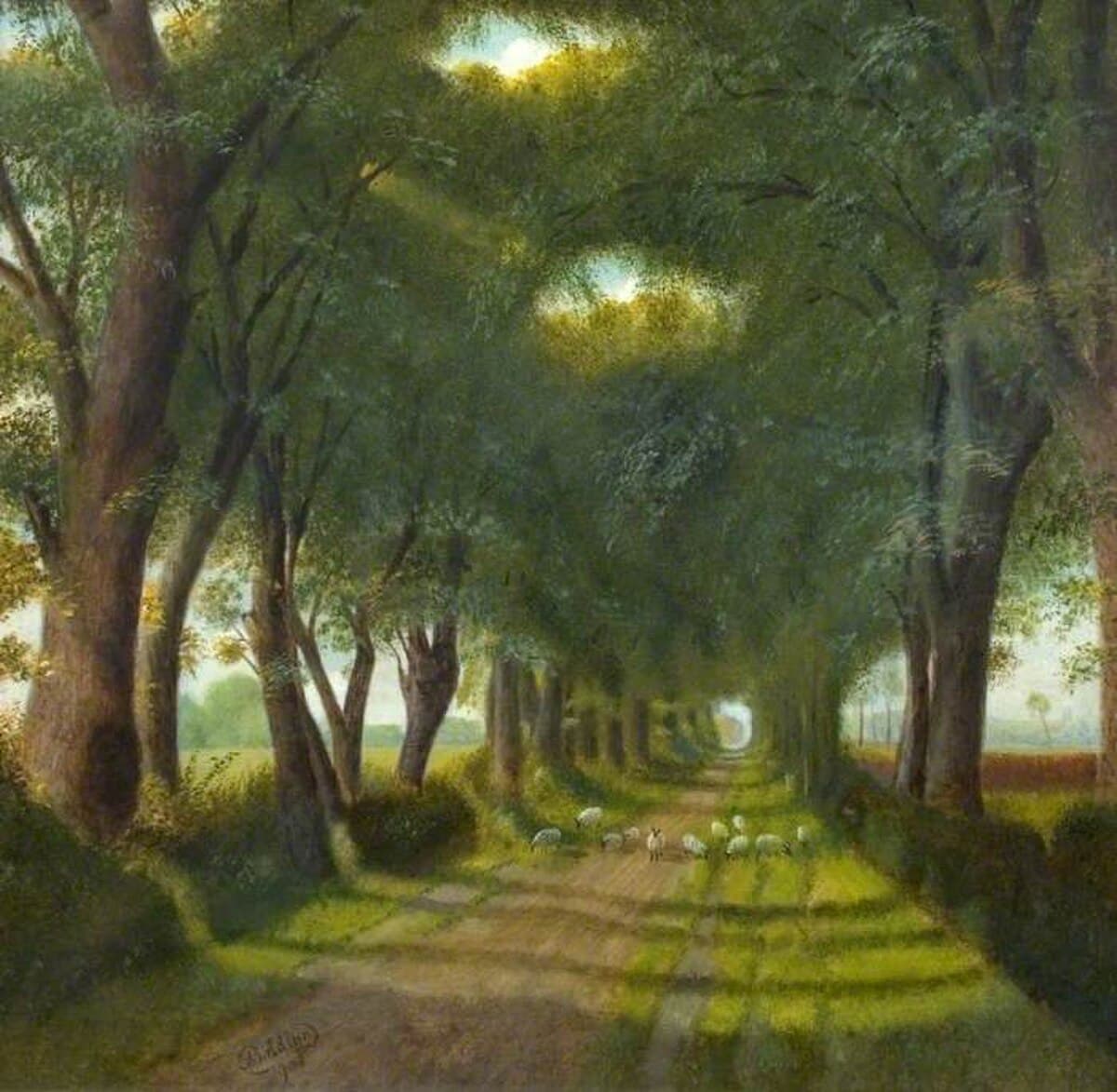 On the road by Konstantin Korovin