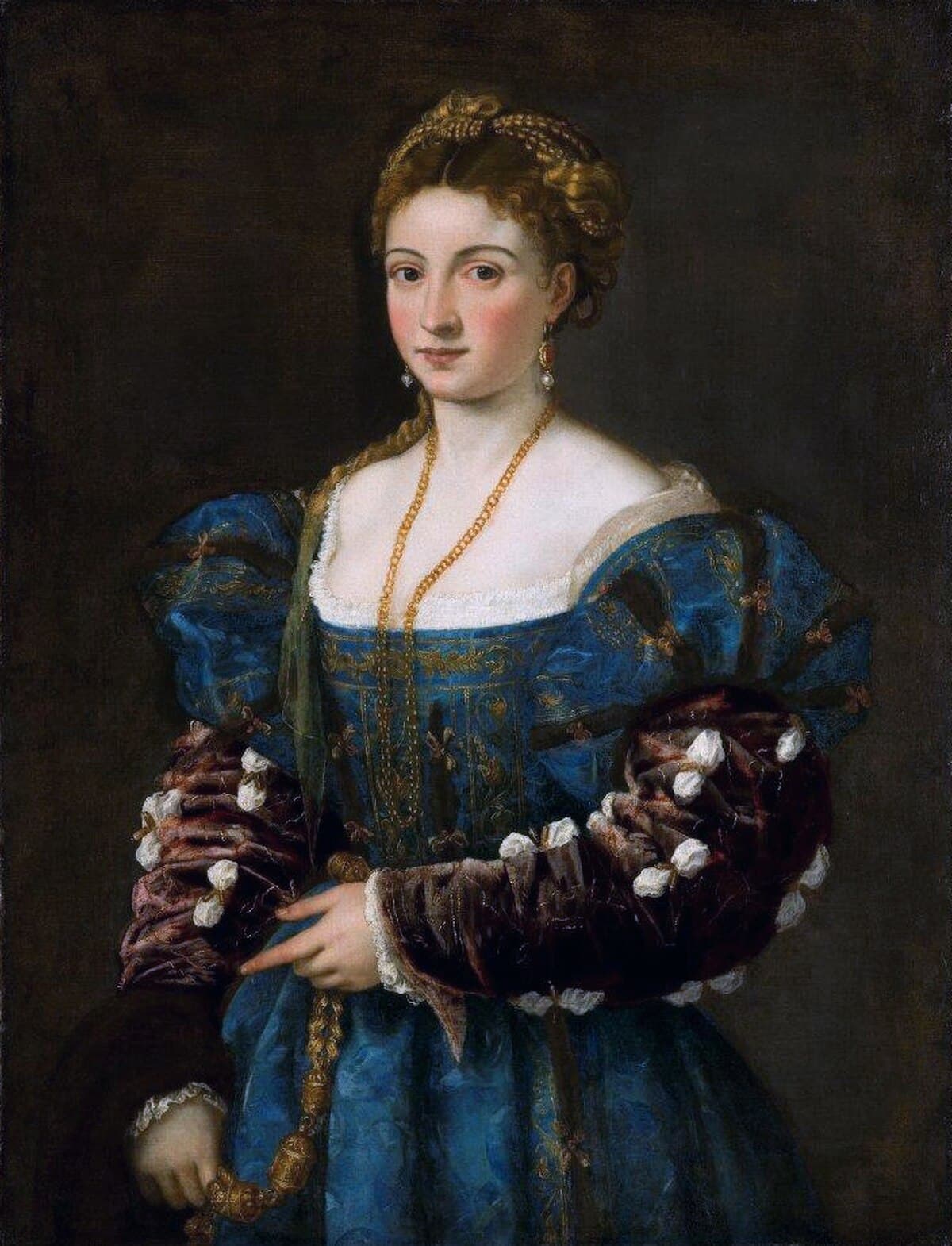 Portrait of a Woman (La Bella) by Palma Vecchio